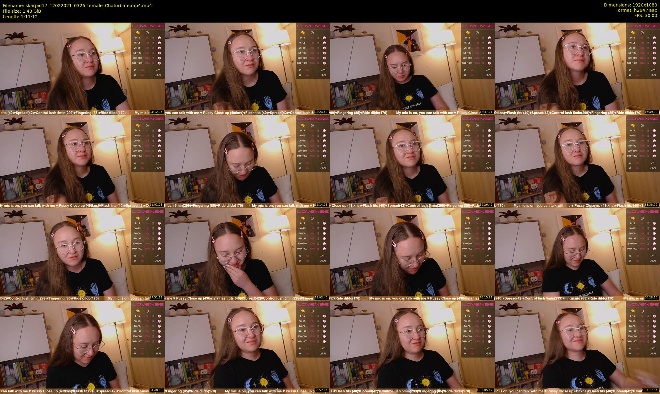 skarpio17 — 72 minute Chaturbate female cam show recording, 1080p, Feb 12, 2021