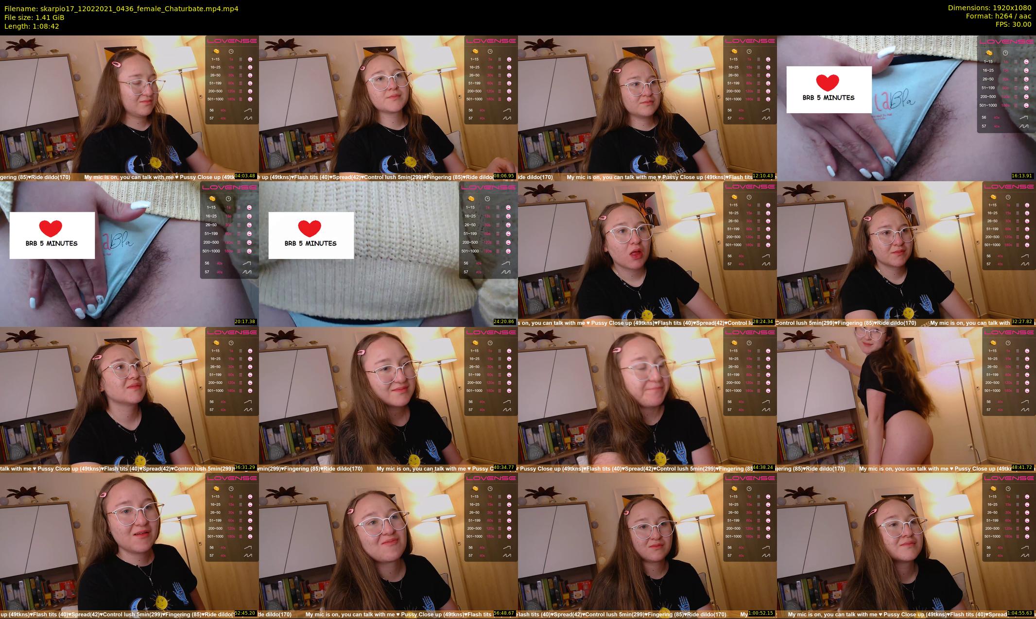 skarpio17 — 69 minute Chaturbate female cam show recording, 1080p, Feb 12, 2021