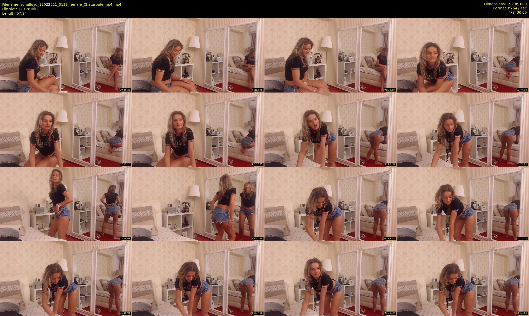 sofialloyd — 8 minute Chaturbate female cam show recording, 1080p, Feb 12, 2021