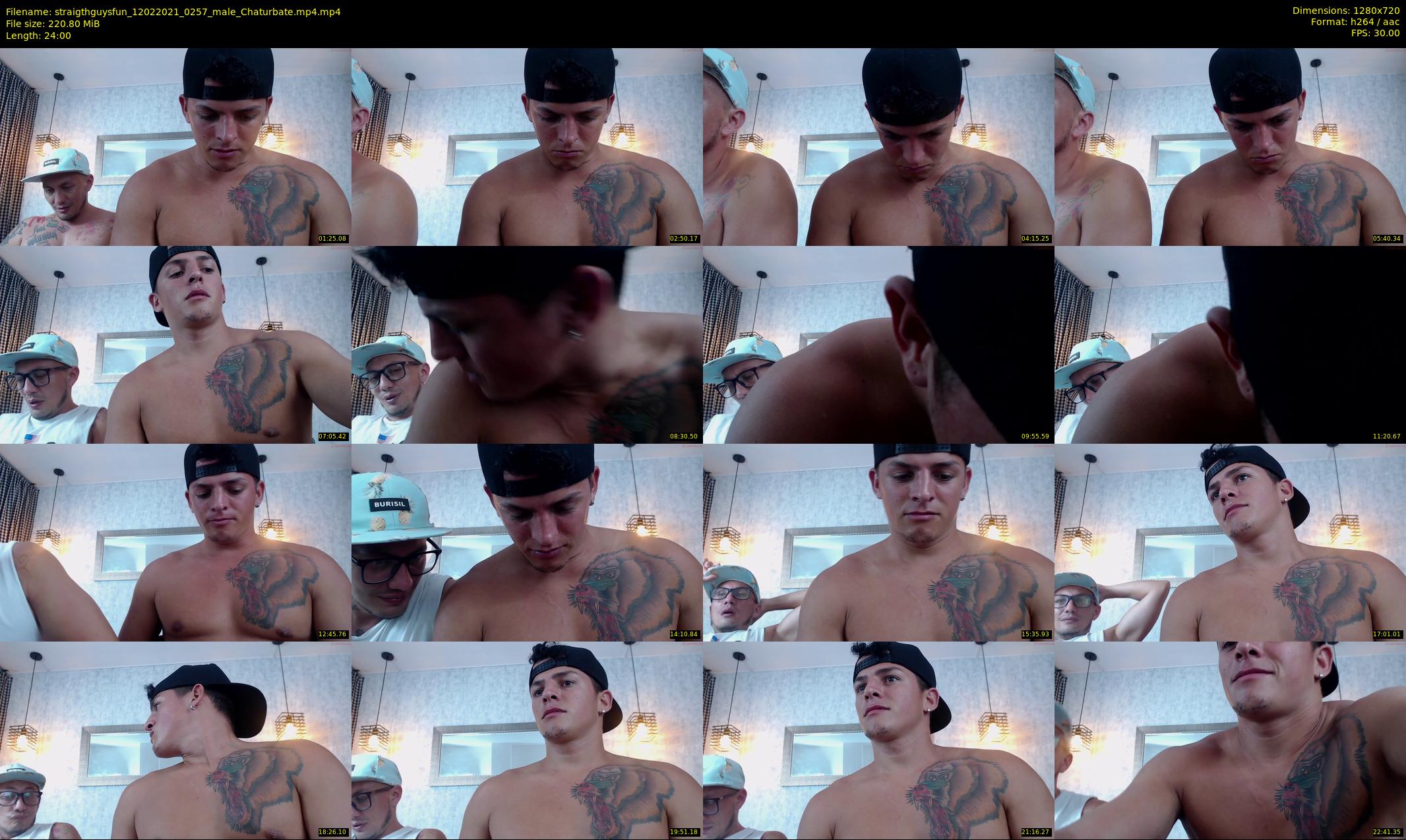 straigthguysfun — 24 minute Chaturbate male cam show recording, 720p, Feb 12, 2021