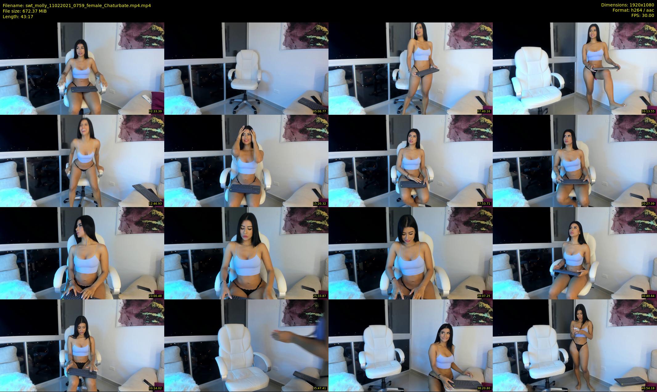 swt_molly — 44 minute Chaturbate female cam show recording, 1080p, Feb 11, 2021