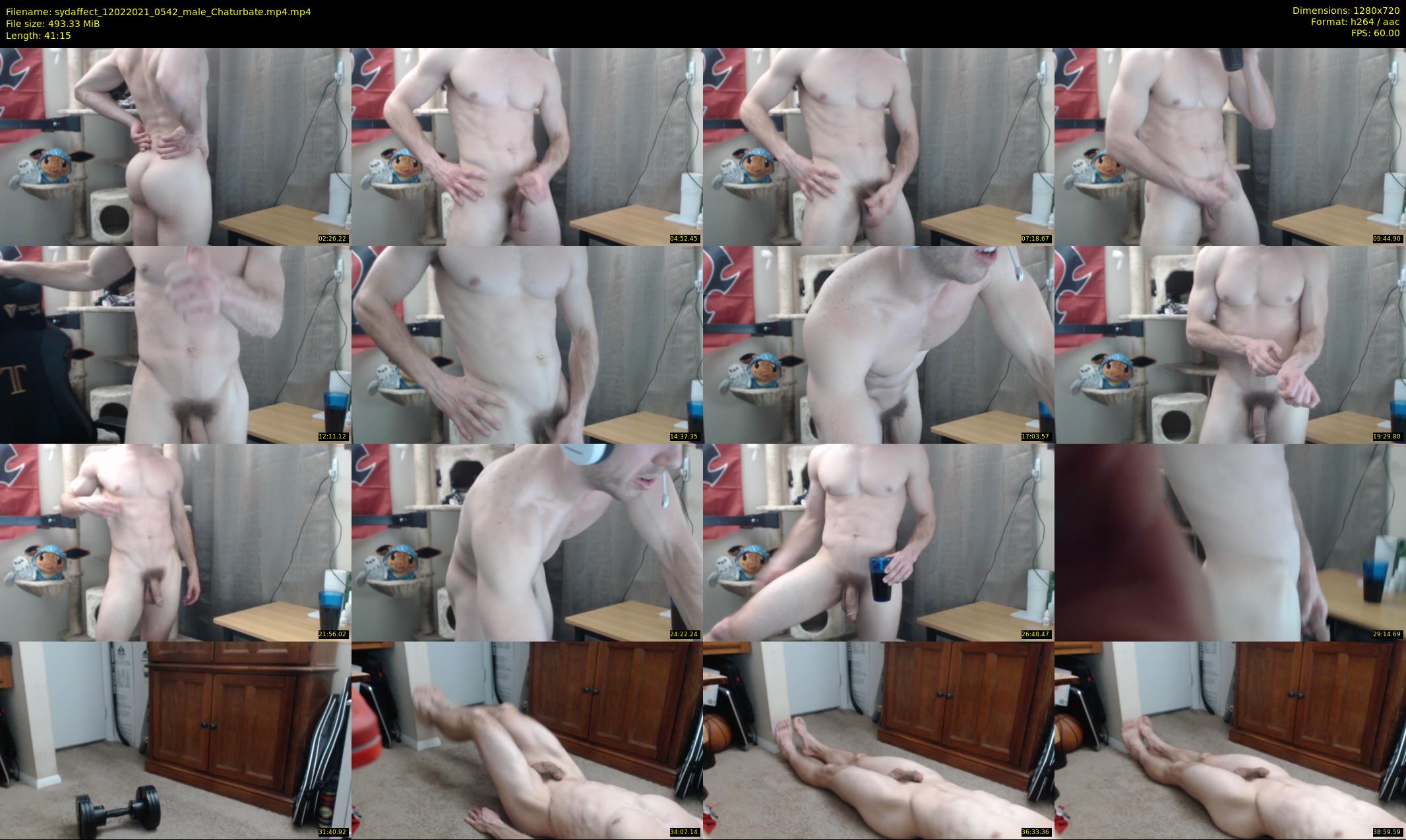 sydaffect — 42 minute Chaturbate male cam show recording, 720p, Feb 12, 2021
