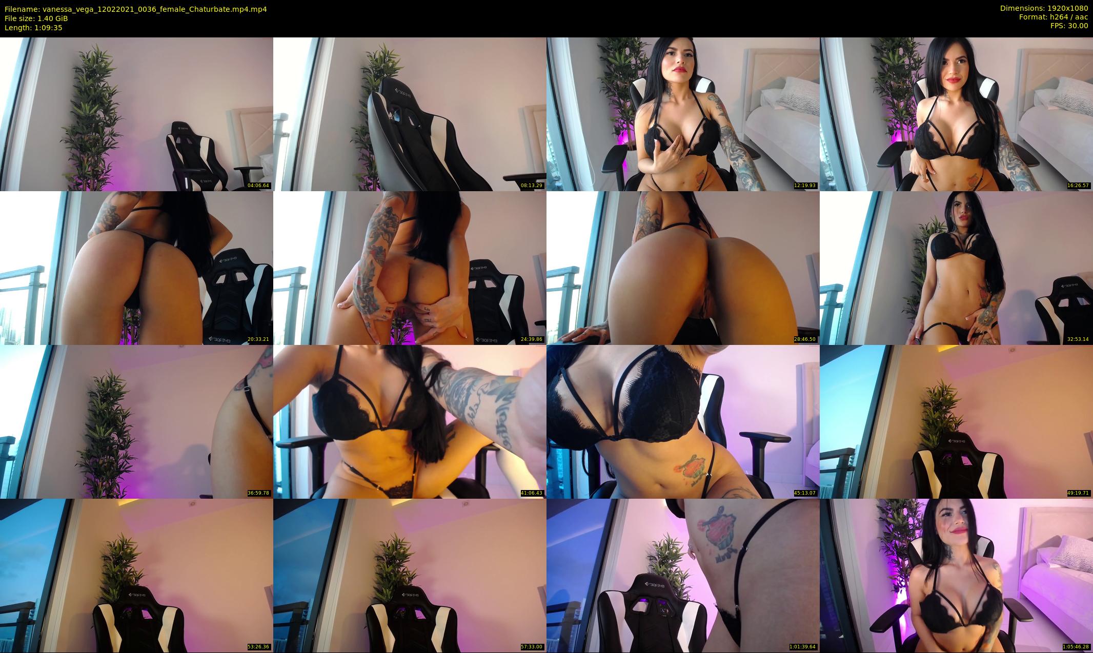 vanessa_vega — 70 minute Chaturbate female cam show recording, 1080p, Feb 12, 2021