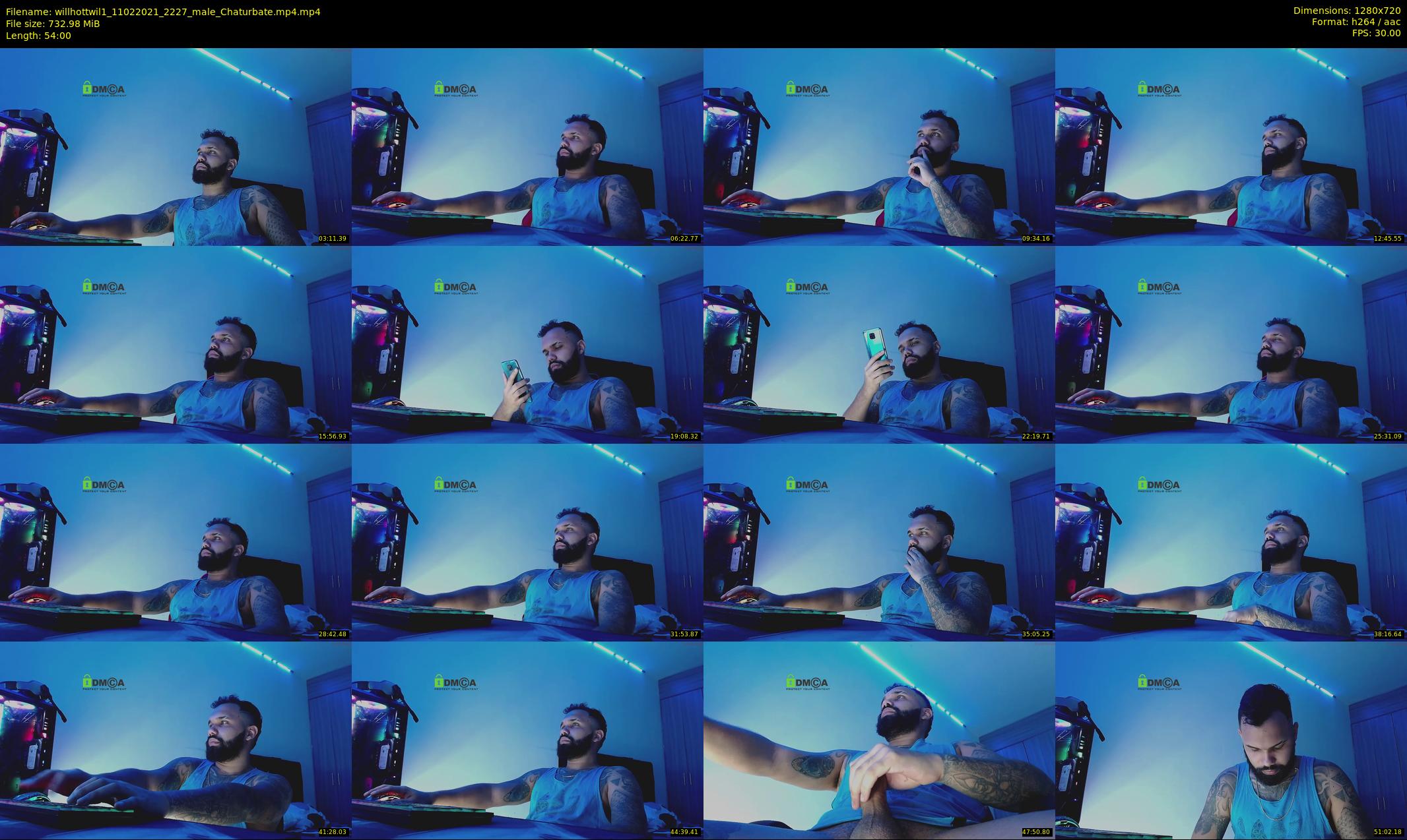willhottwil1 — 54 minute Chaturbate couple cam show recording, 720p, Feb 11, 2021