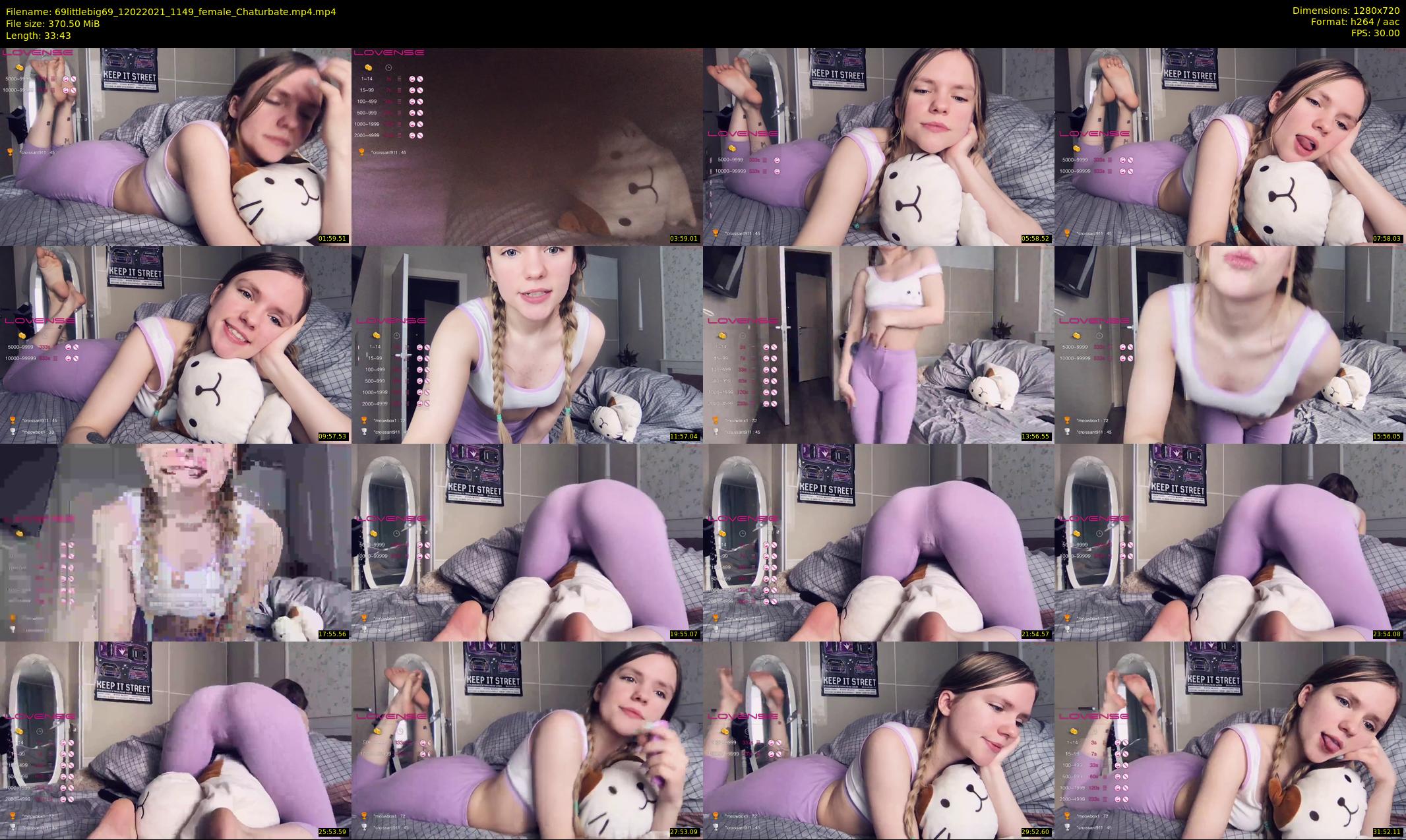 69littlebig69 — 34 minute Chaturbate couple cam show recording, 720p, Feb 12, 2021