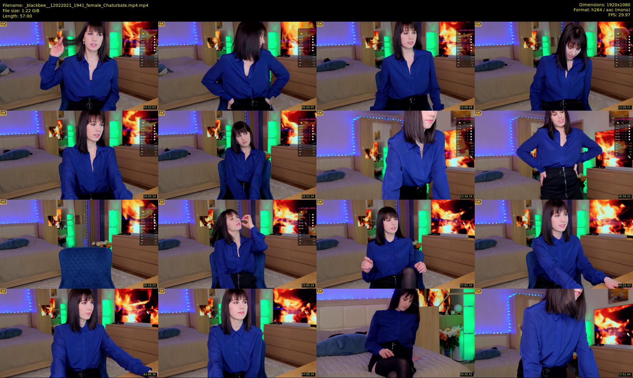 _blackbee_ — 57 minute Chaturbate female cam show recording, 1080p, Feb 12, 2021