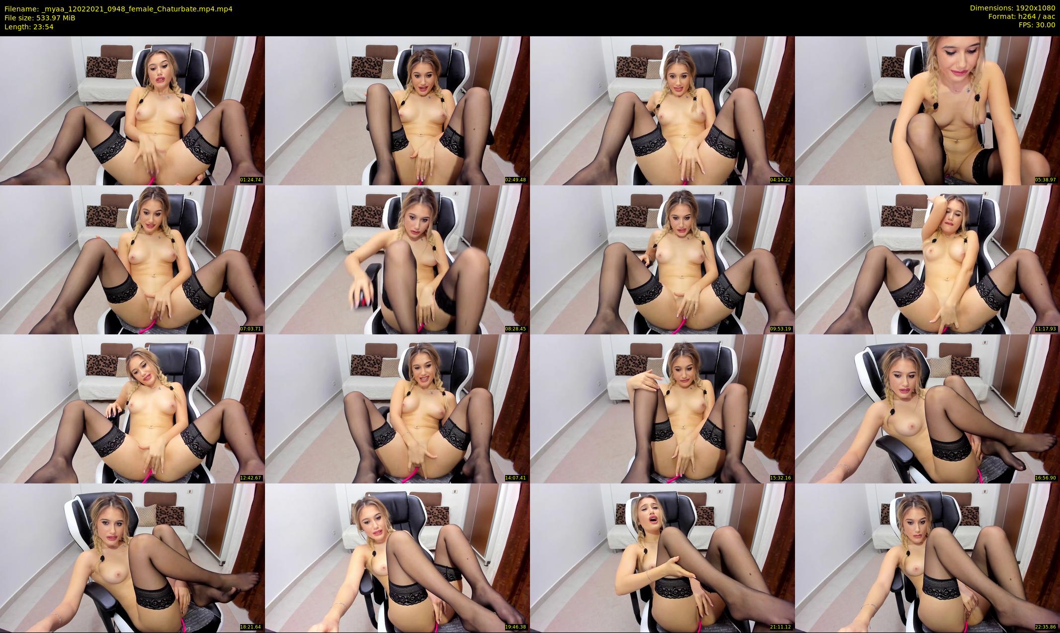 _myaa — 24 minute Chaturbate female cam show recording, 1080p, Feb 12, 2021