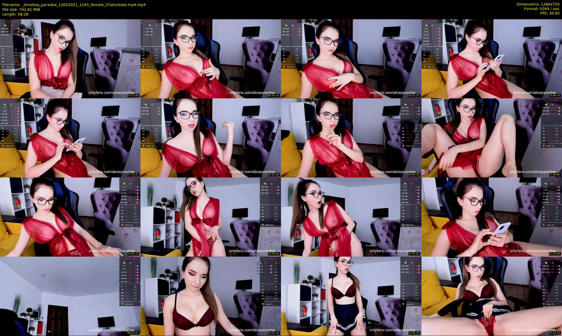 _timeless_paradox — 59 minute Chaturbate female cam show recording, 720p, Feb 12, 2021