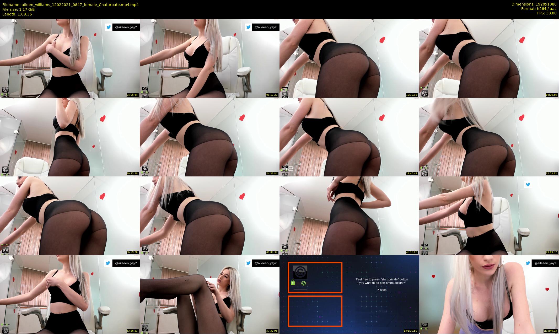 aileen_williams — 70 minute Chaturbate female cam show recording, 1080p, Feb 12, 2021