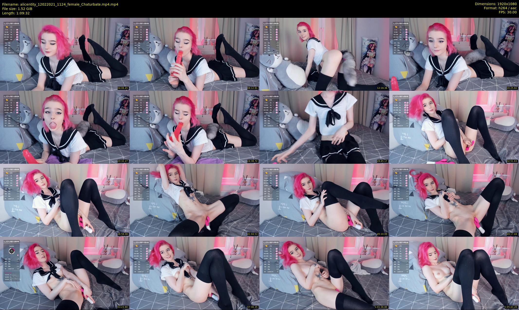 alicentity — 70 minute Chaturbate female cam show recording, 1080p, Feb 12, 2021