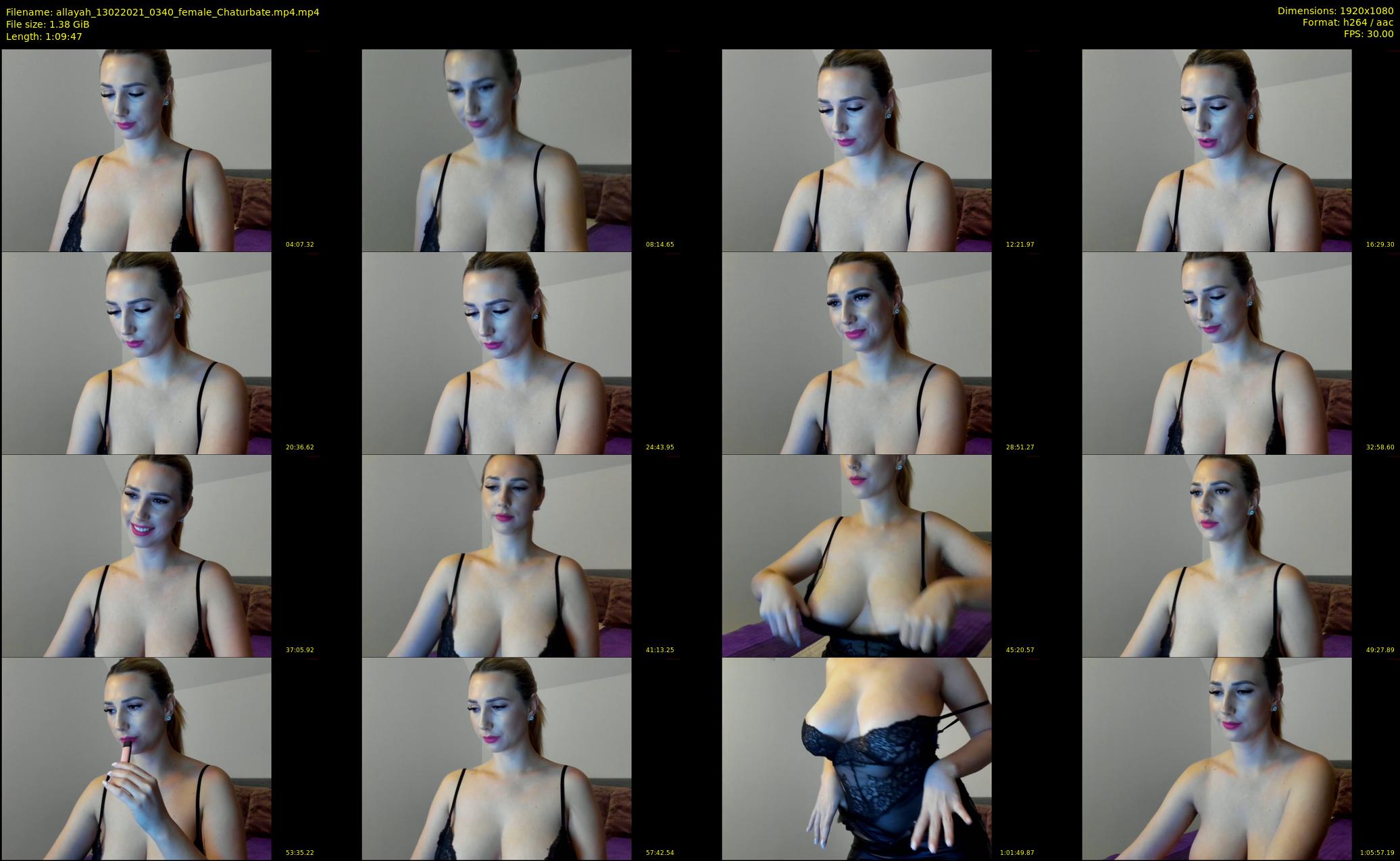 allayah — 70 minute Chaturbate female cam show recording, 1080p, Feb 13, 2021