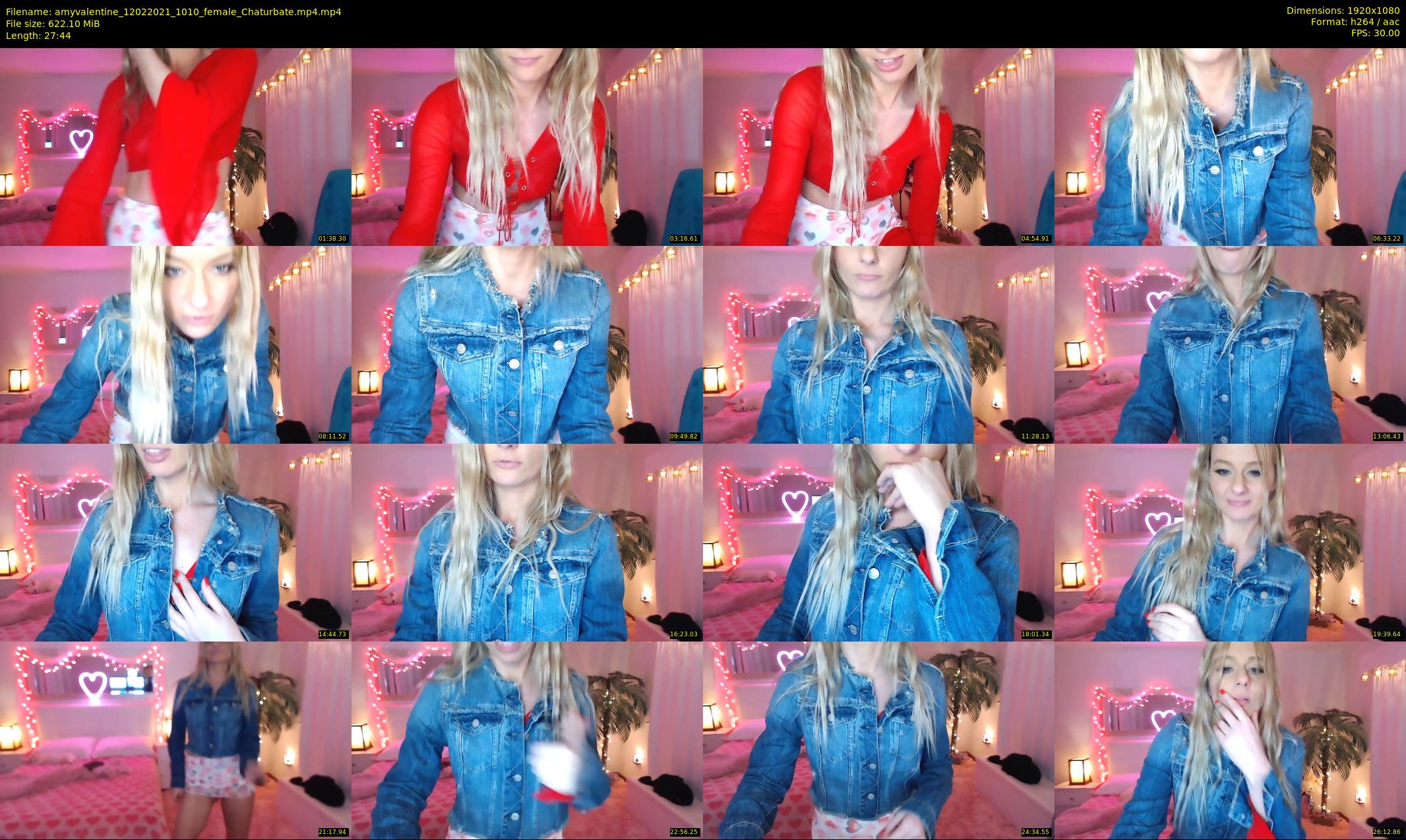 amyvalentine — 28 minute Chaturbate female cam show recording, 1080p, Feb 12, 2021