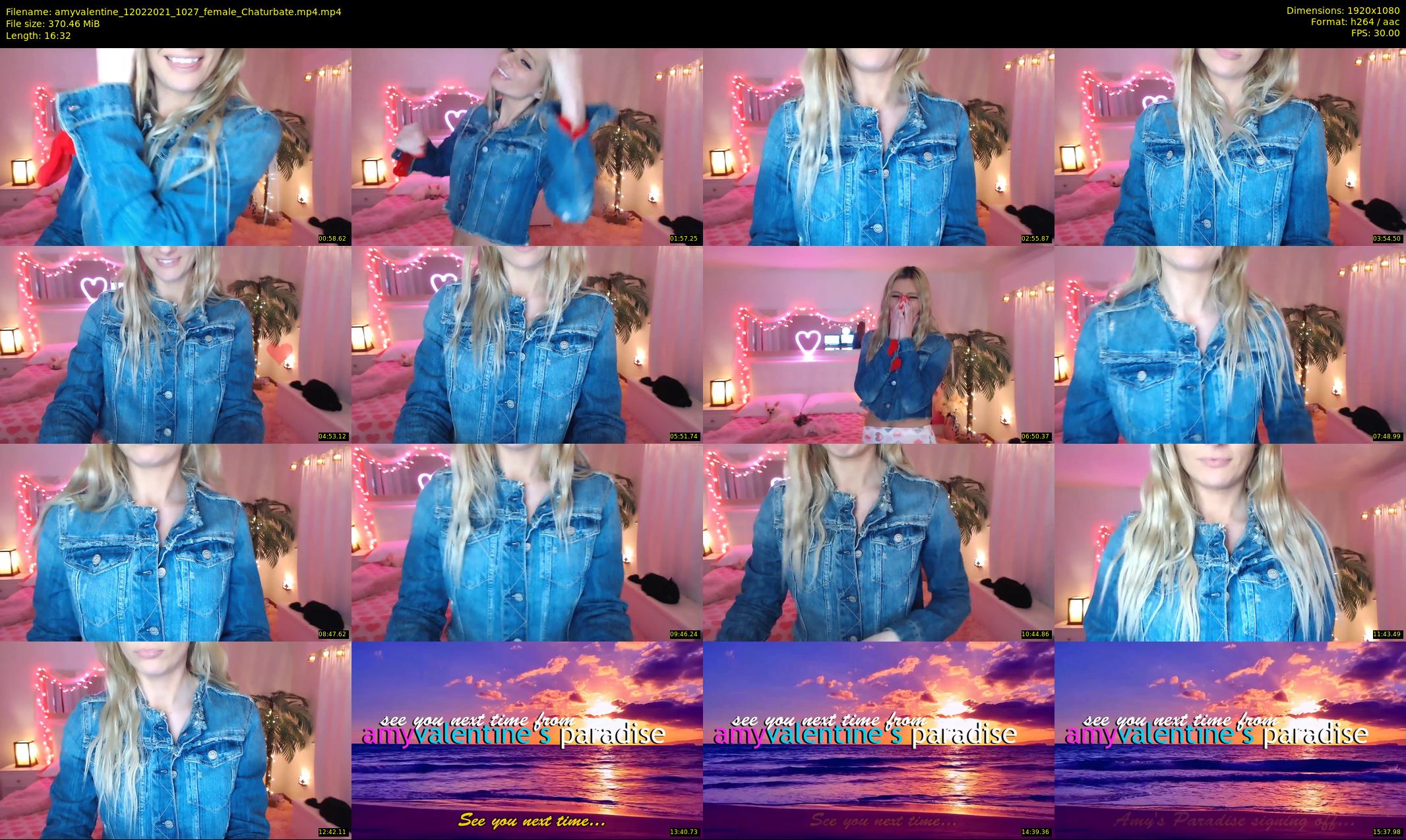 amyvalentine — 17 minute Chaturbate female cam show recording, 1080p, Feb 12, 2021