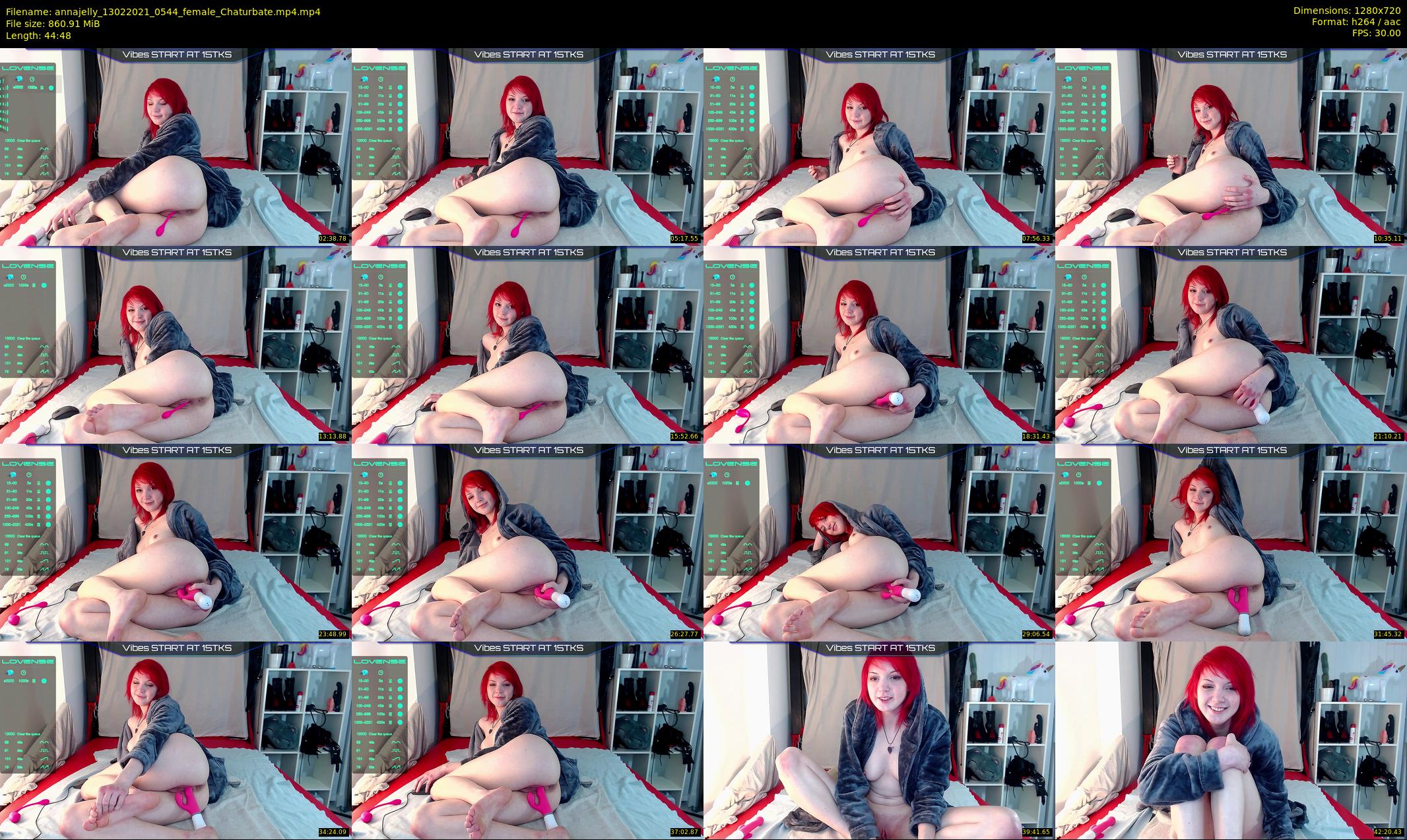 annajelly — 45 minute Chaturbate couple cam show recording, 720p, Feb 13, 2021