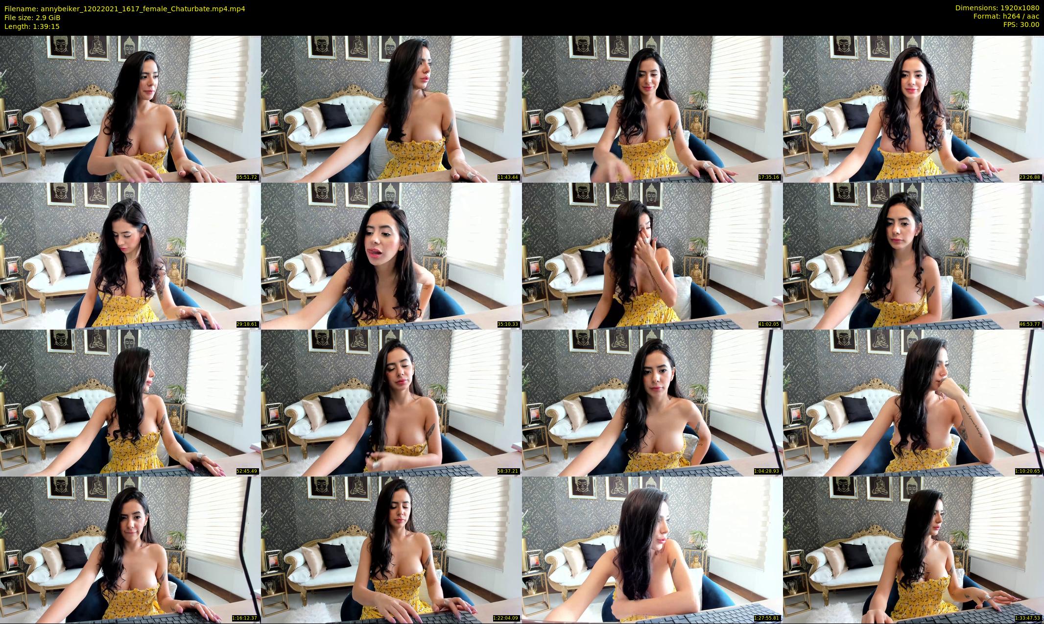 annybeiker — 100 minute Chaturbate female cam show recording, 1080p, Feb 12, 2021