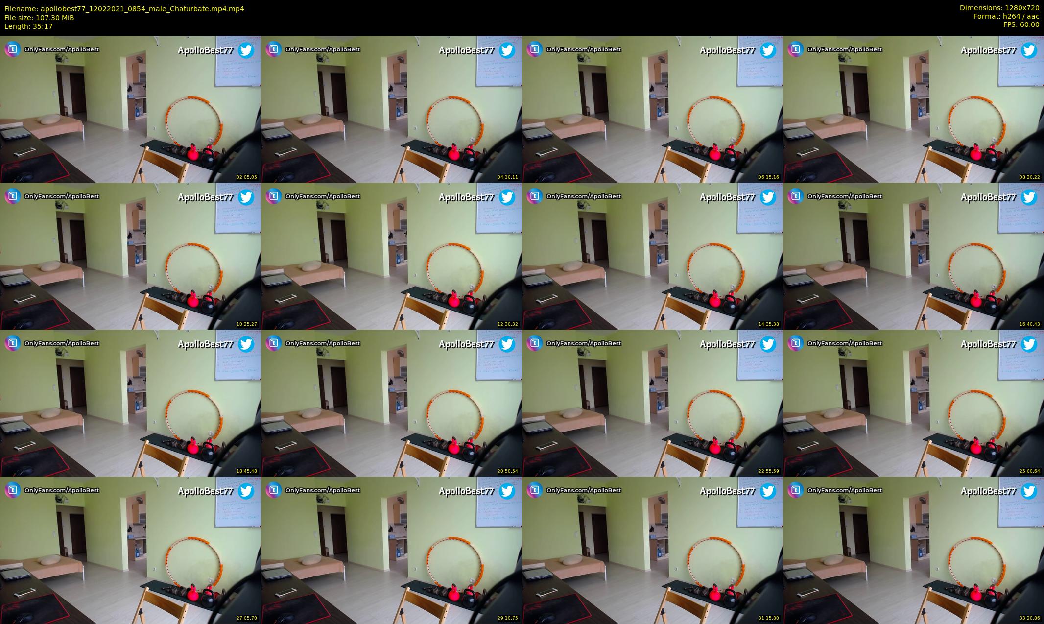 apollobest77 — 36 minute Chaturbate male cam show recording, 720p, Feb 12, 2021