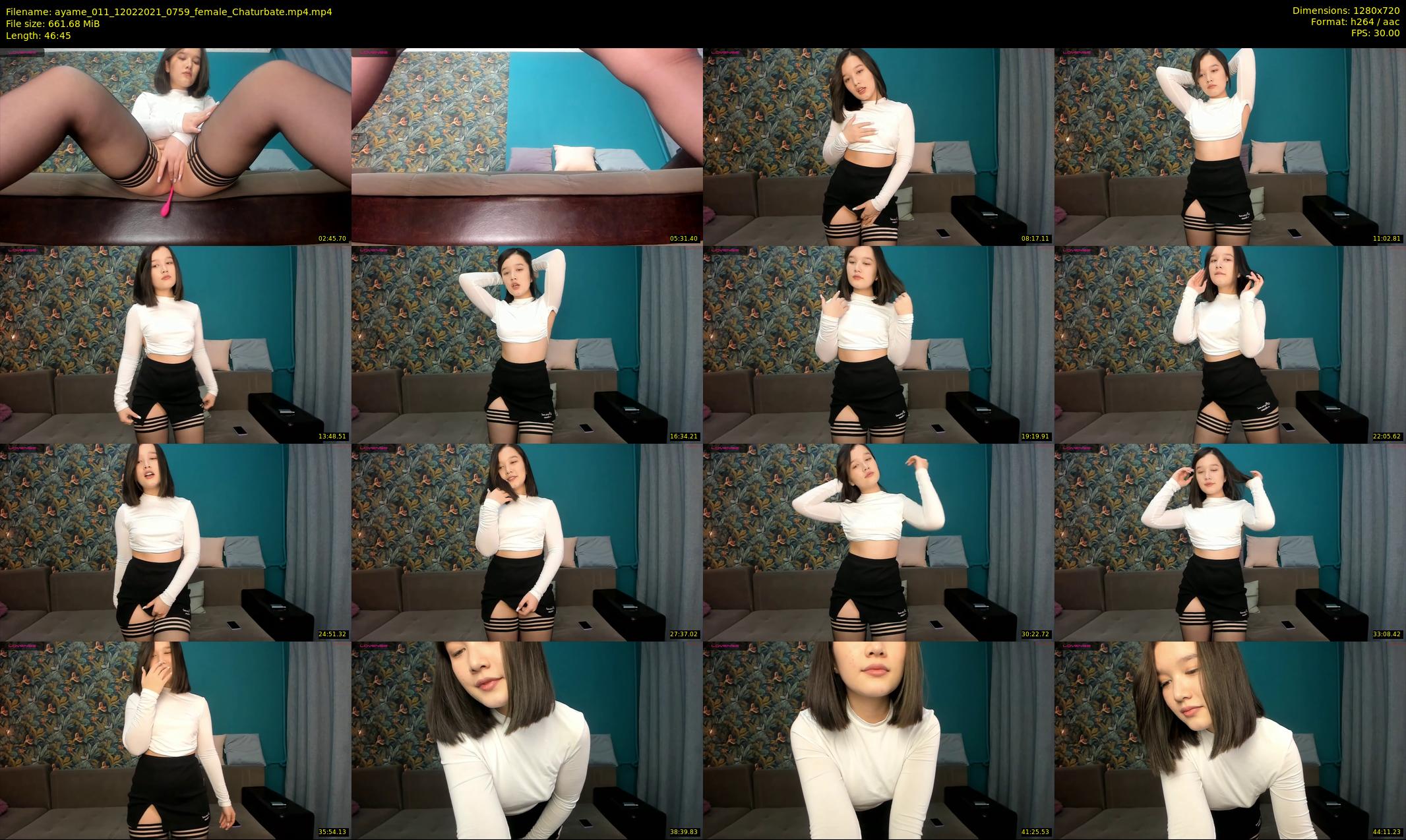 ayame_011 — 47 minute Chaturbate female cam show recording, 720p, Feb 12, 2021