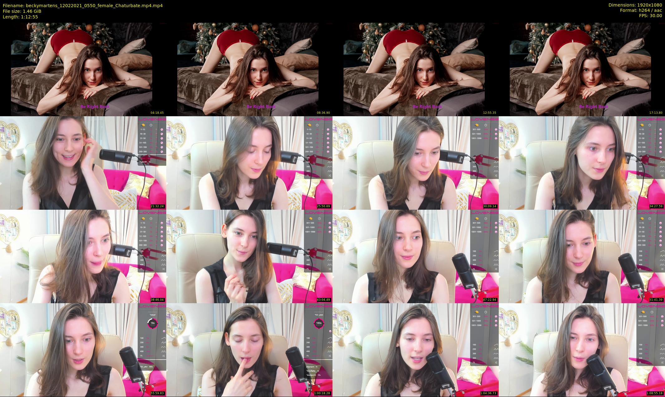 beckymartens — 73 minute Chaturbate female cam show recording, 1080p, Feb 12, 2021
