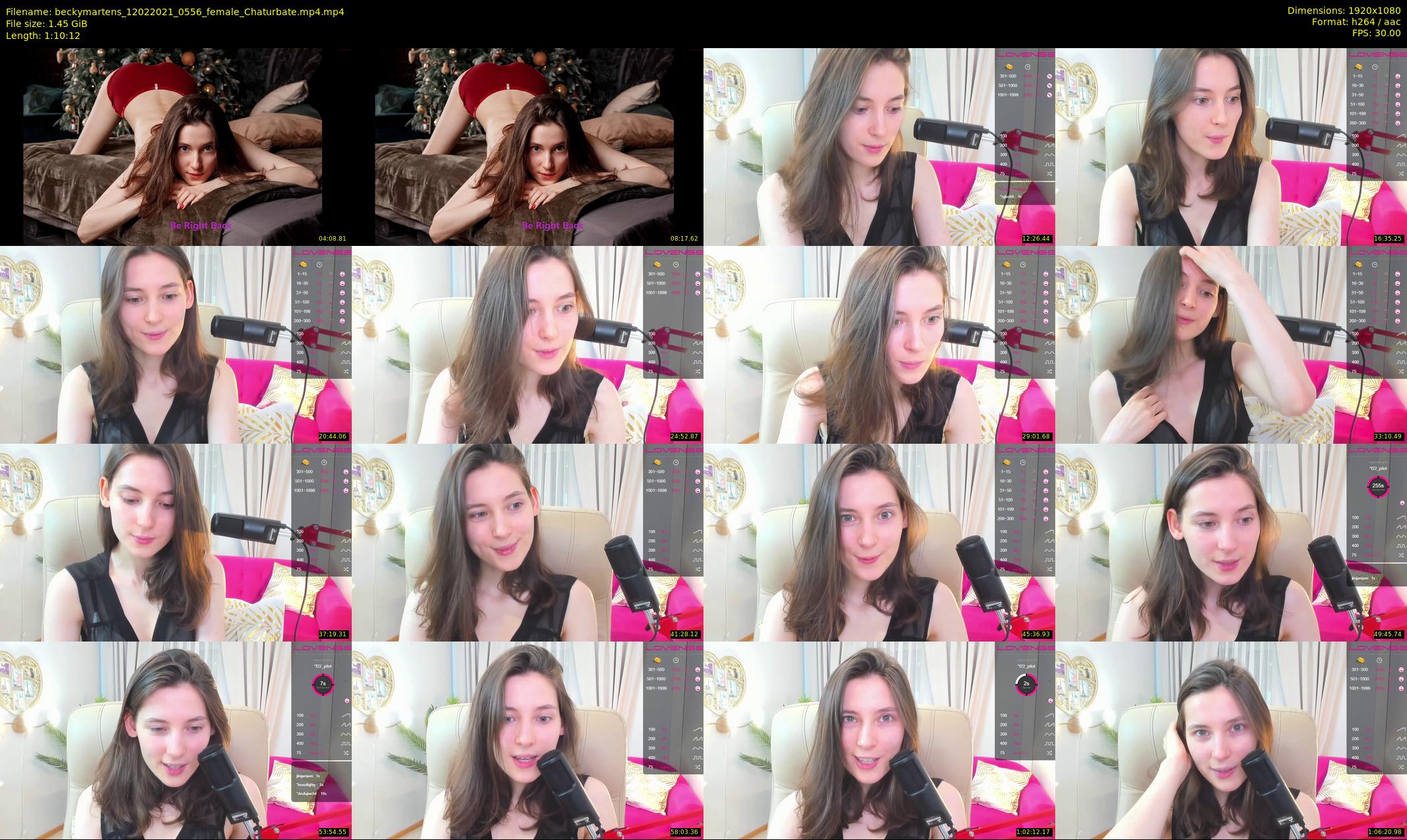 beckymartens — 71 minute Chaturbate female cam show recording, 1080p, Feb 12, 2021