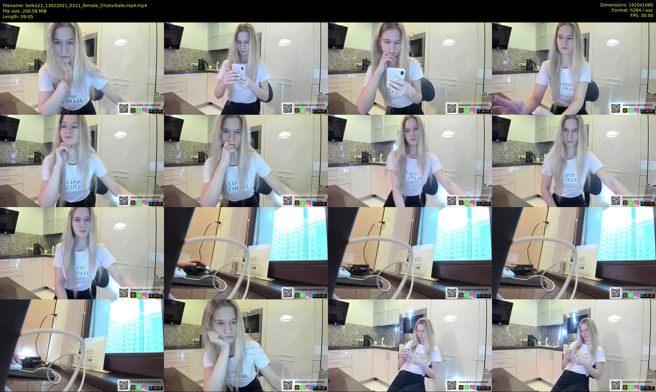 belka22 — 10 minute Chaturbate female cam show recording, 1080p, Feb 13, 2021