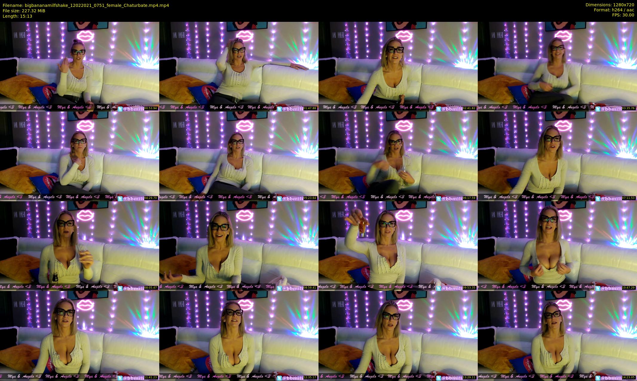 bigbananamilfshake — 16 minute Chaturbate couple cam show recording, 720p, Feb 12, 2021