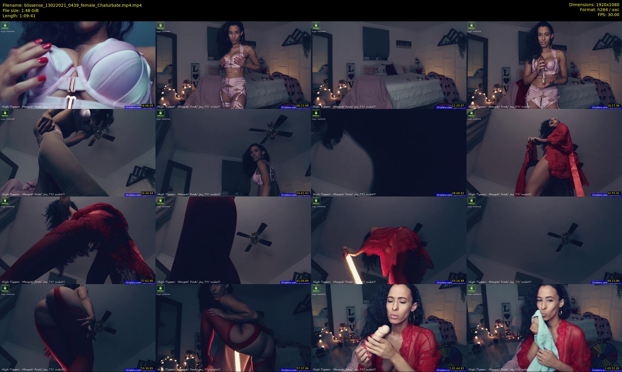 blissense — 70 minute Chaturbate female cam show recording, 1080p, Feb 13, 2021