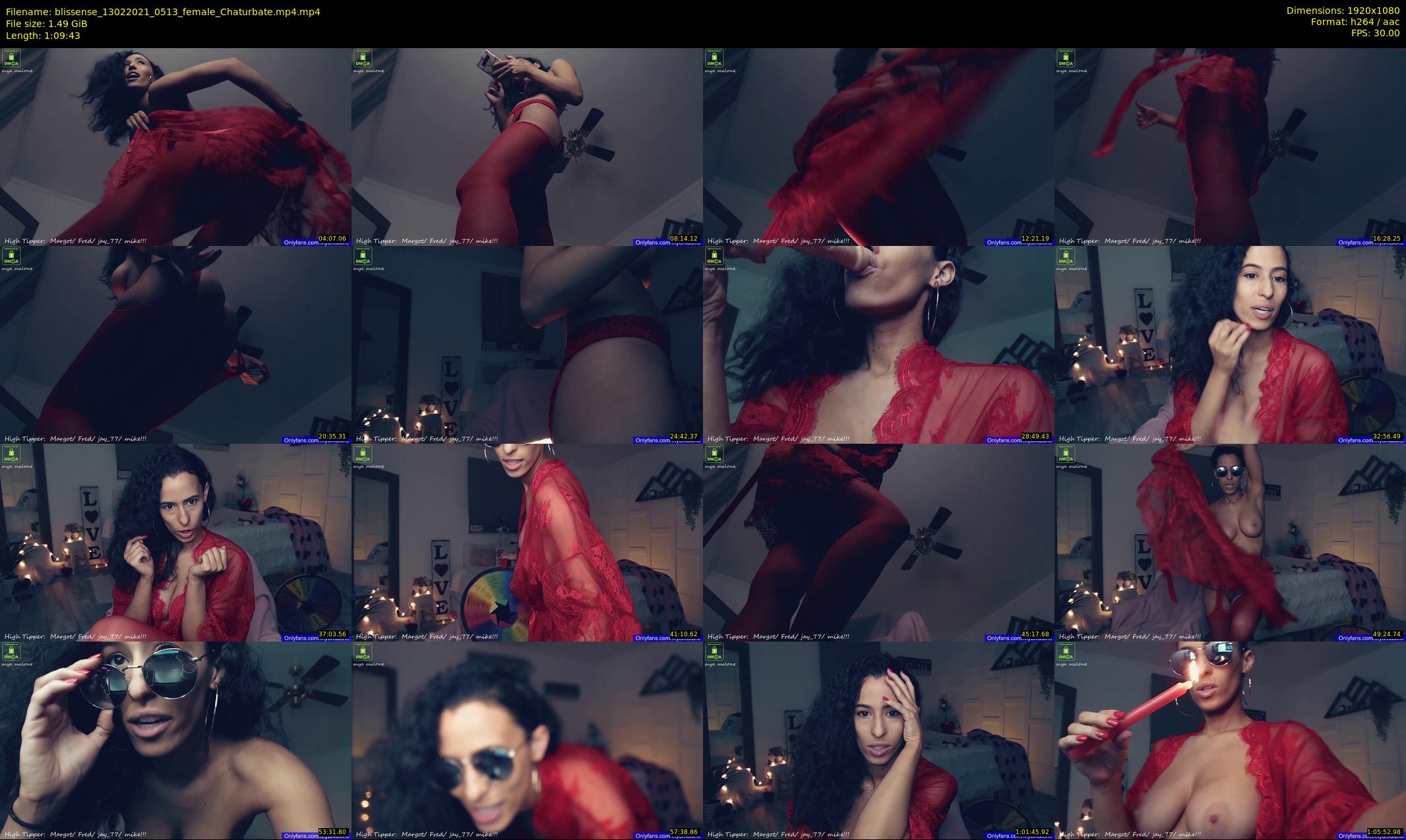 blissense — 70 minute Chaturbate female cam show recording, 1080p, Feb 13, 2021