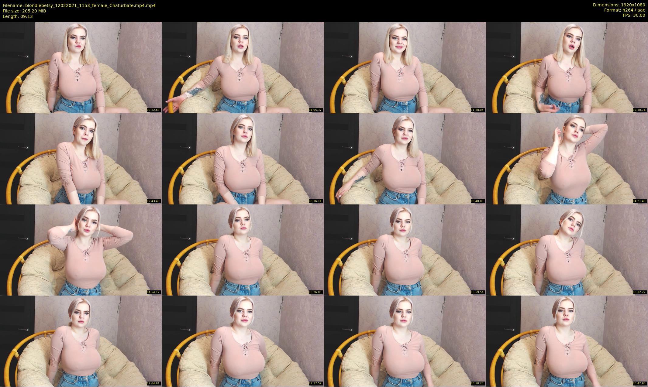 blondiebetsy — 10 minute Chaturbate female cam show recording, 1080p, Feb 12, 2021