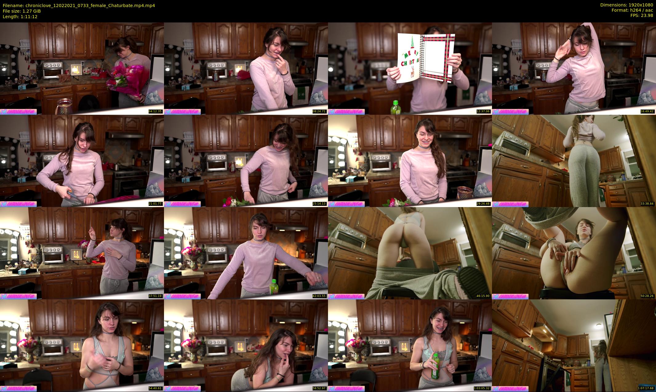 chroniclove — 72 minute Chaturbate female cam show recording, 1080p, Feb 12, 2021