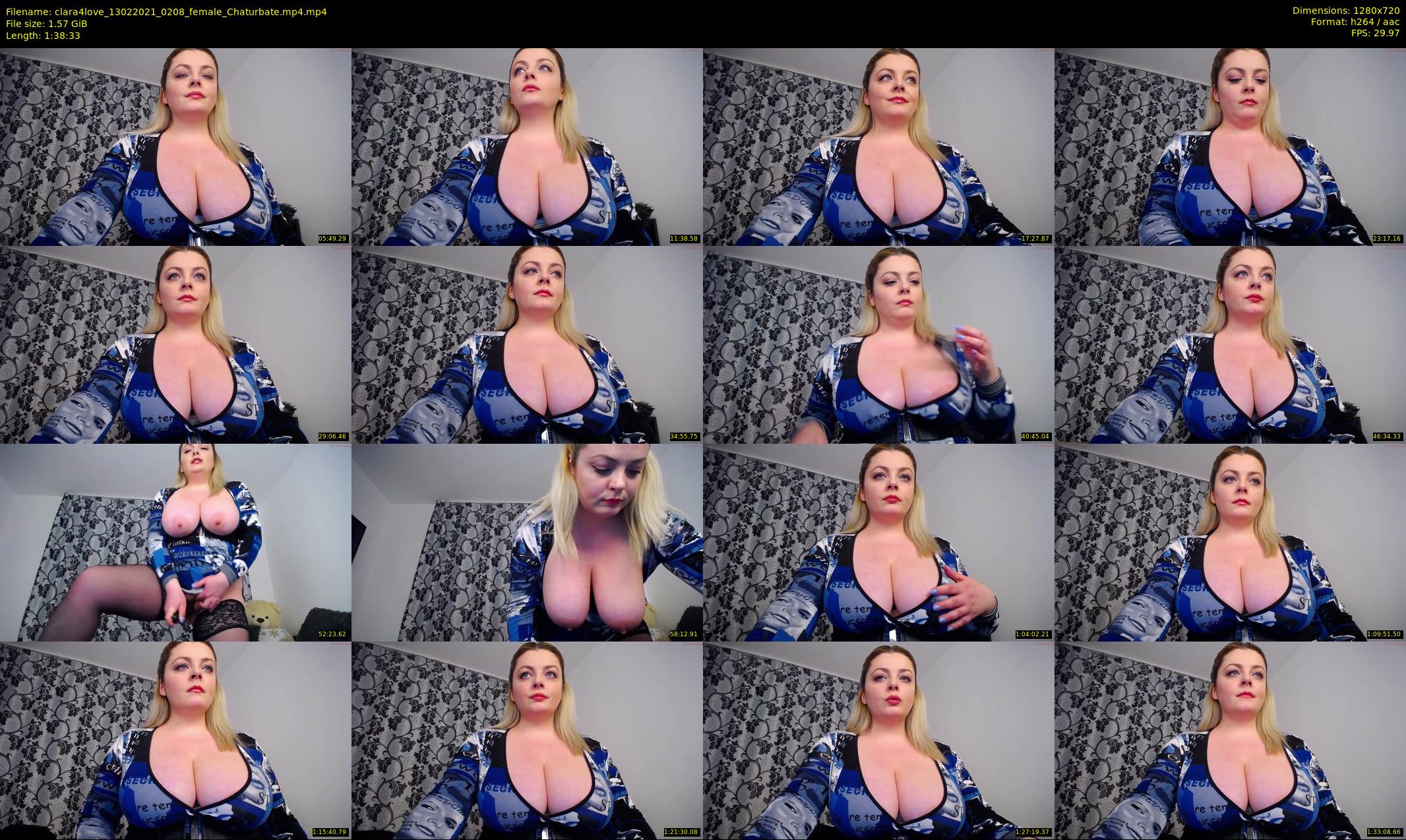 clara4love — 99 minute Chaturbate female cam show recording, 720p, Feb 13, 2021