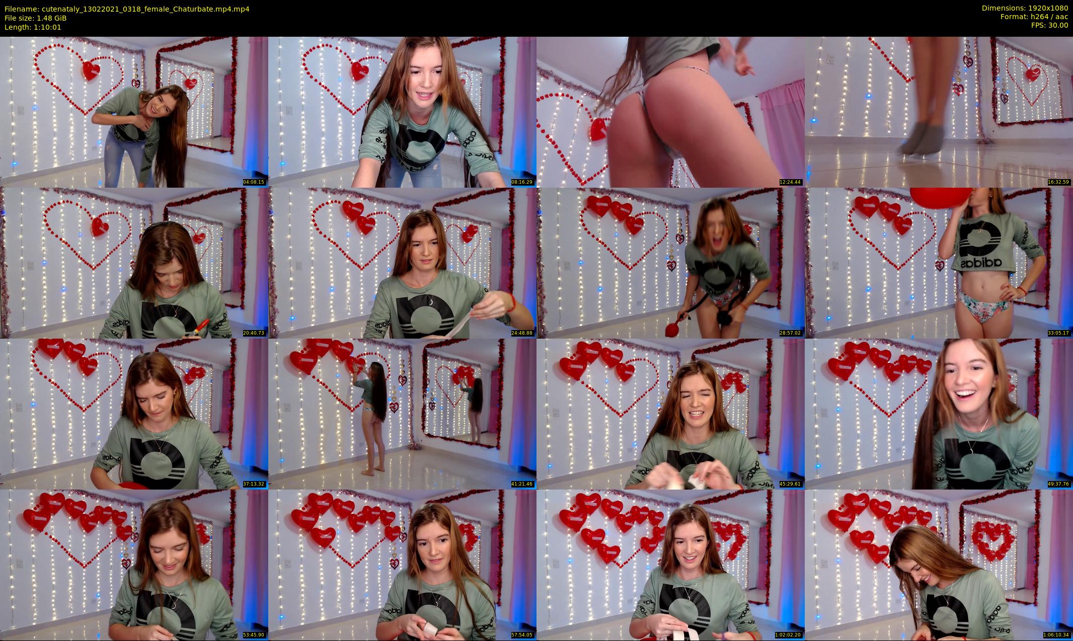 cutenataly — 71 minute Chaturbate female cam show recording, 1080p, Feb 13, 2021