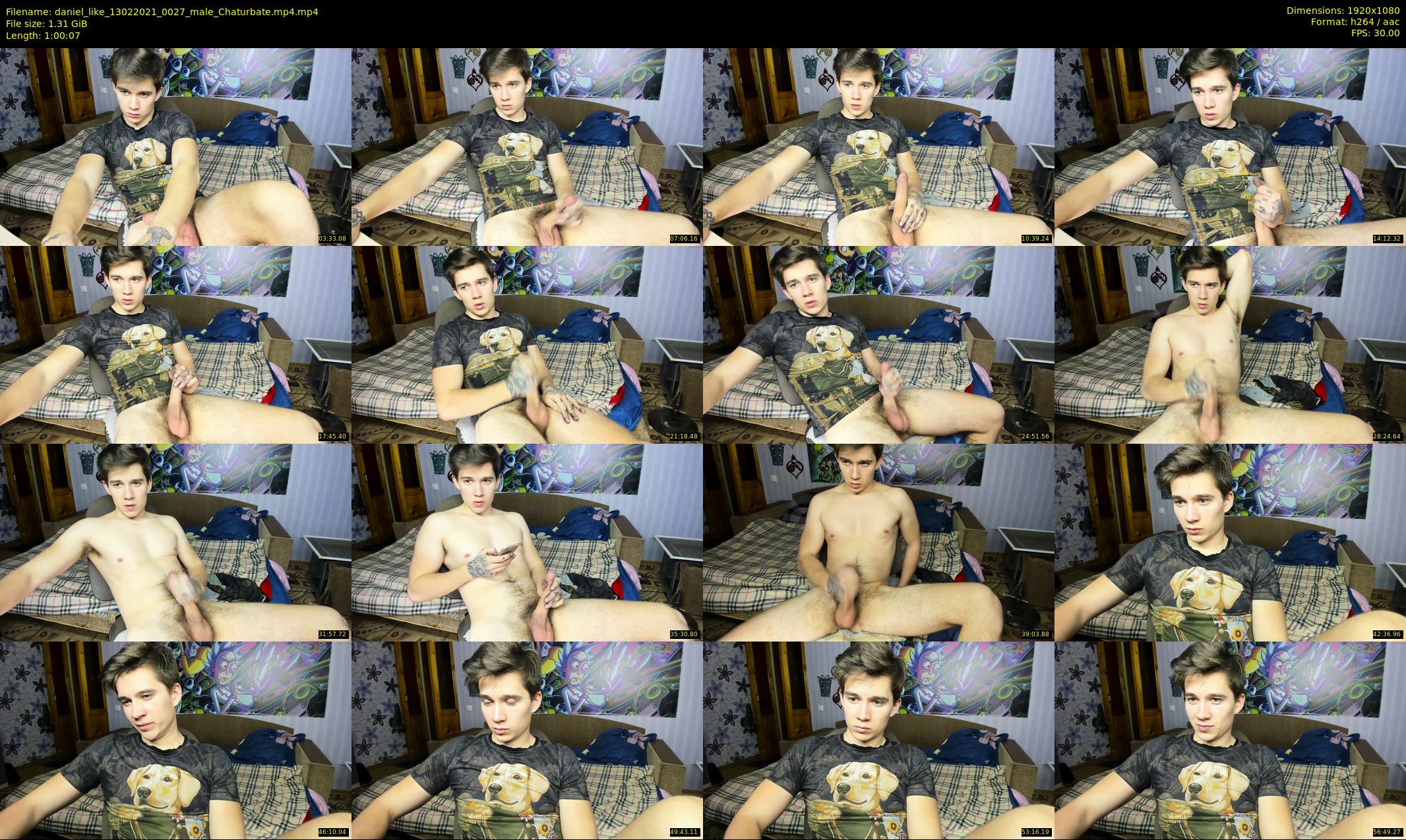 daniel_like — 61 minute Chaturbate male cam show recording, 1080p, Feb 13, 2021