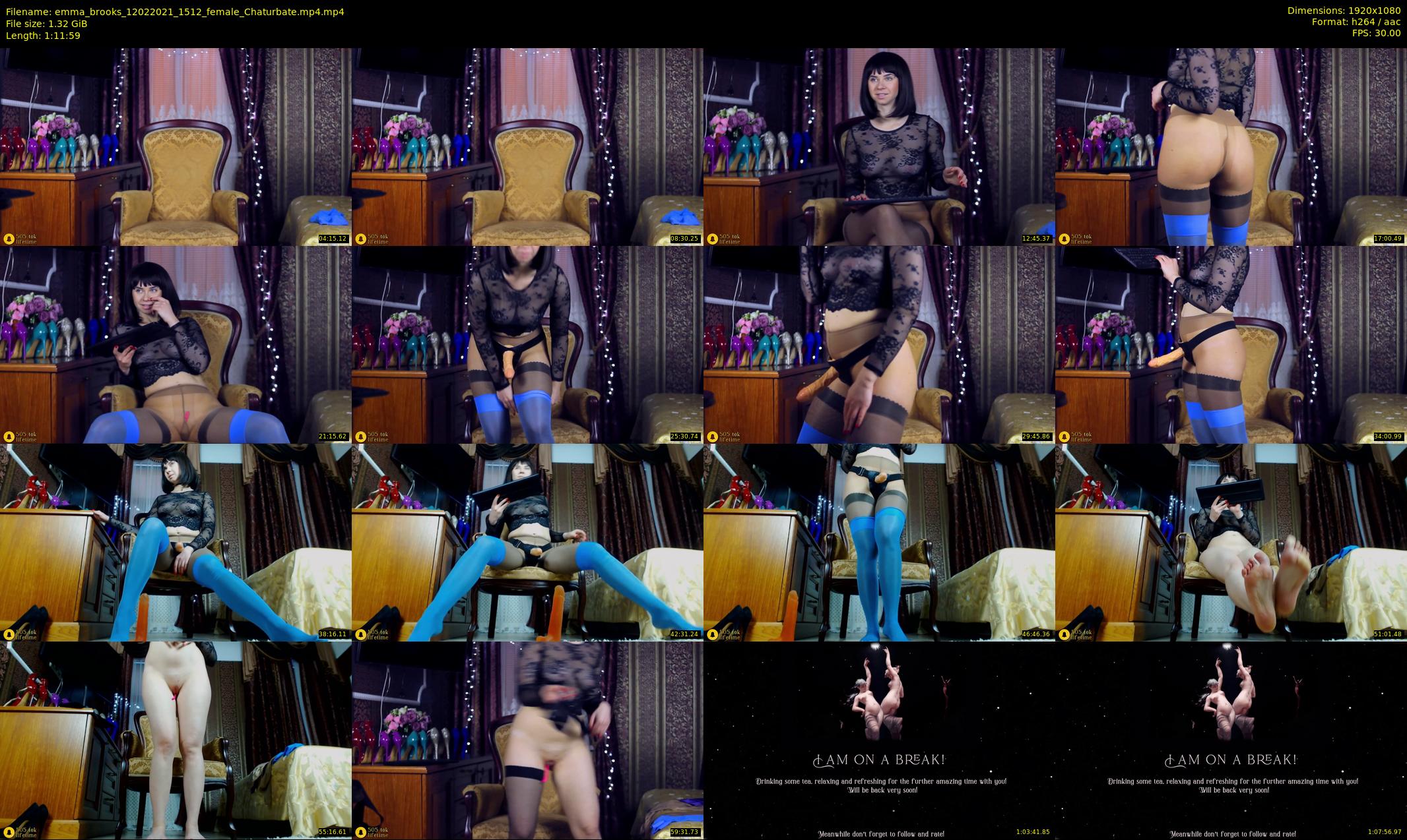 emma_brooks — 72 minute Chaturbate female cam show recording, 1080p, Feb 12, 2021