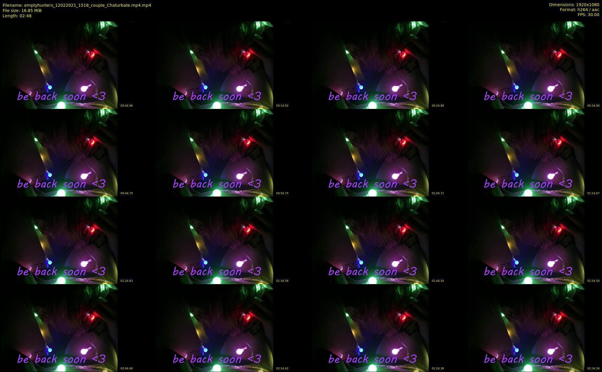 emptyhunters — 3 minute Chaturbate couple cam show recording, 1080p, Feb 12, 2021