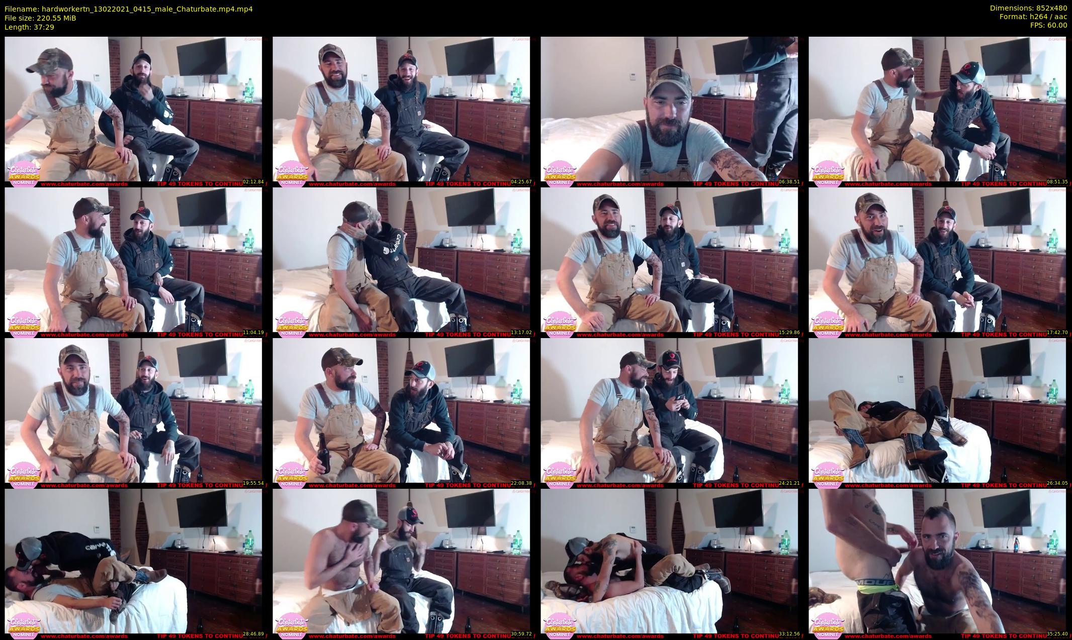 hardworkertn — 38 minute Chaturbate male cam show recording, 480p, Feb 13, 2021