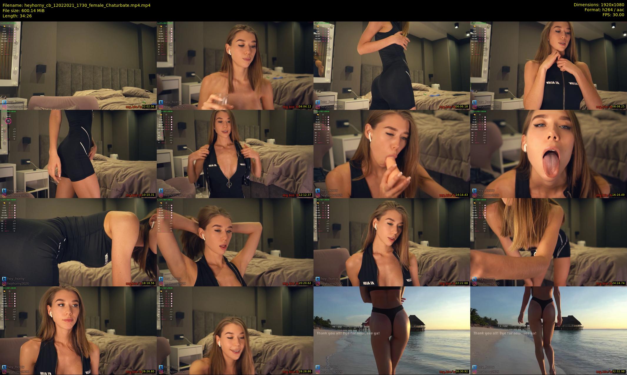 heyhorny_cb — 35 minute Chaturbate couple cam show recording, 1080p, Feb 12, 2021
