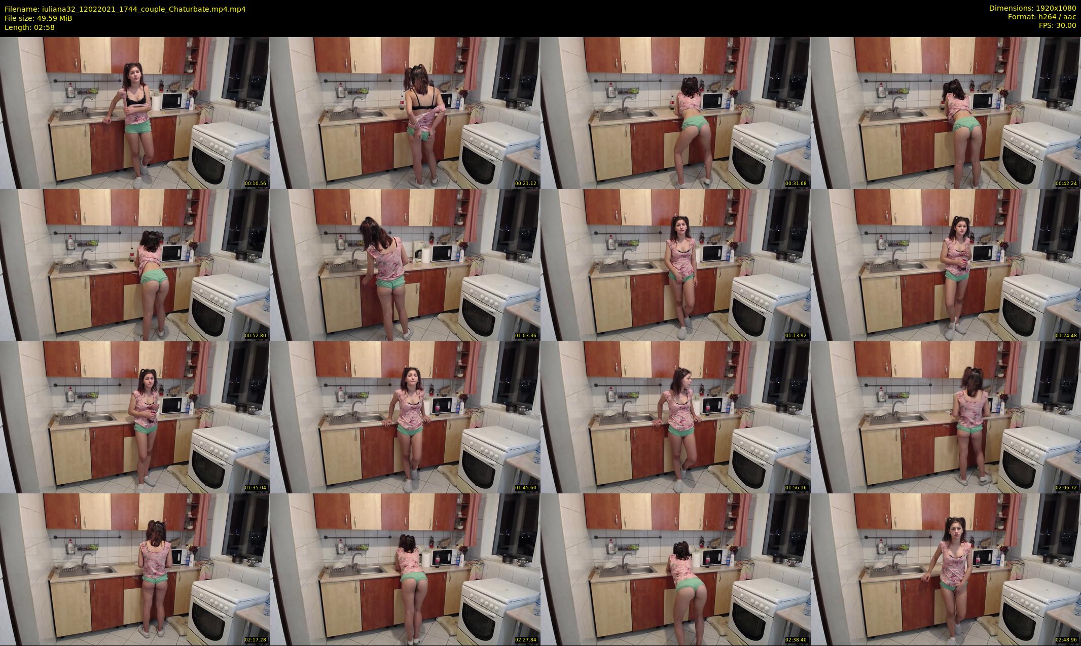 iuliana32 — 3 minute Chaturbate couple cam show recording, 1080p, Feb 12, 2021