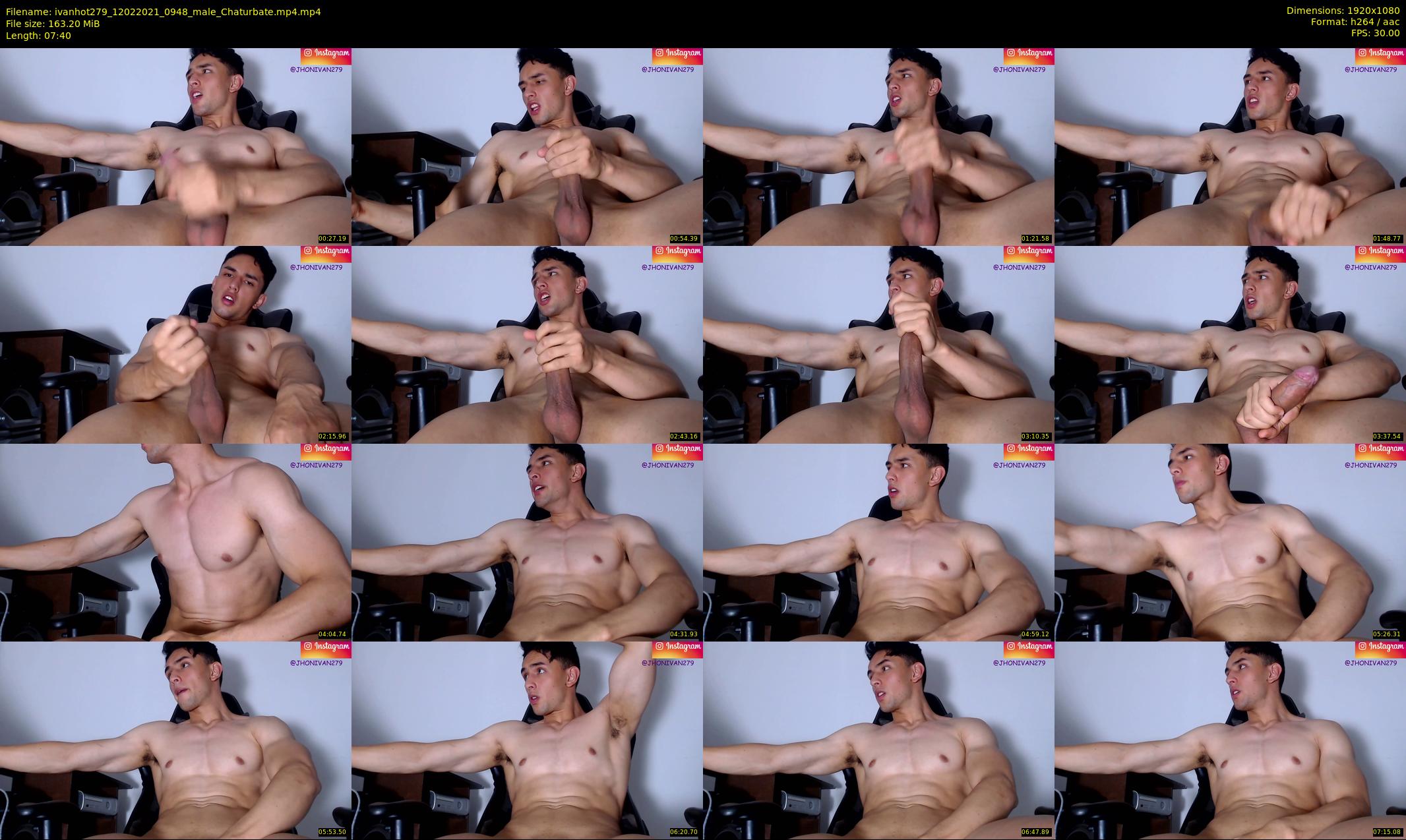 ivanhot279 — 8 minute Chaturbate male cam show recording, 1080p, Feb 12, 2021