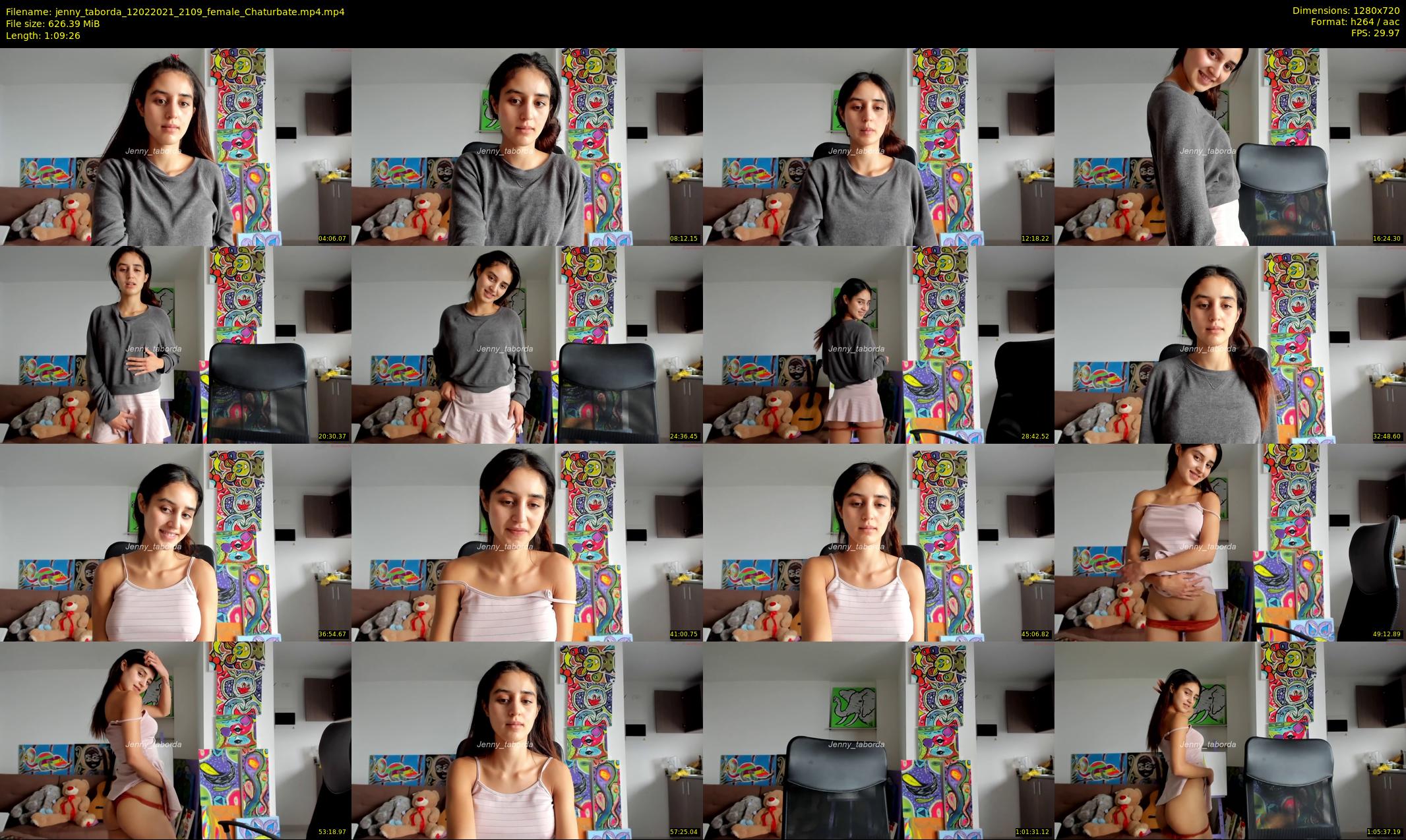 jenny_taborda — 70 minute Chaturbate female cam show recording, 720p, Feb 12, 2021
