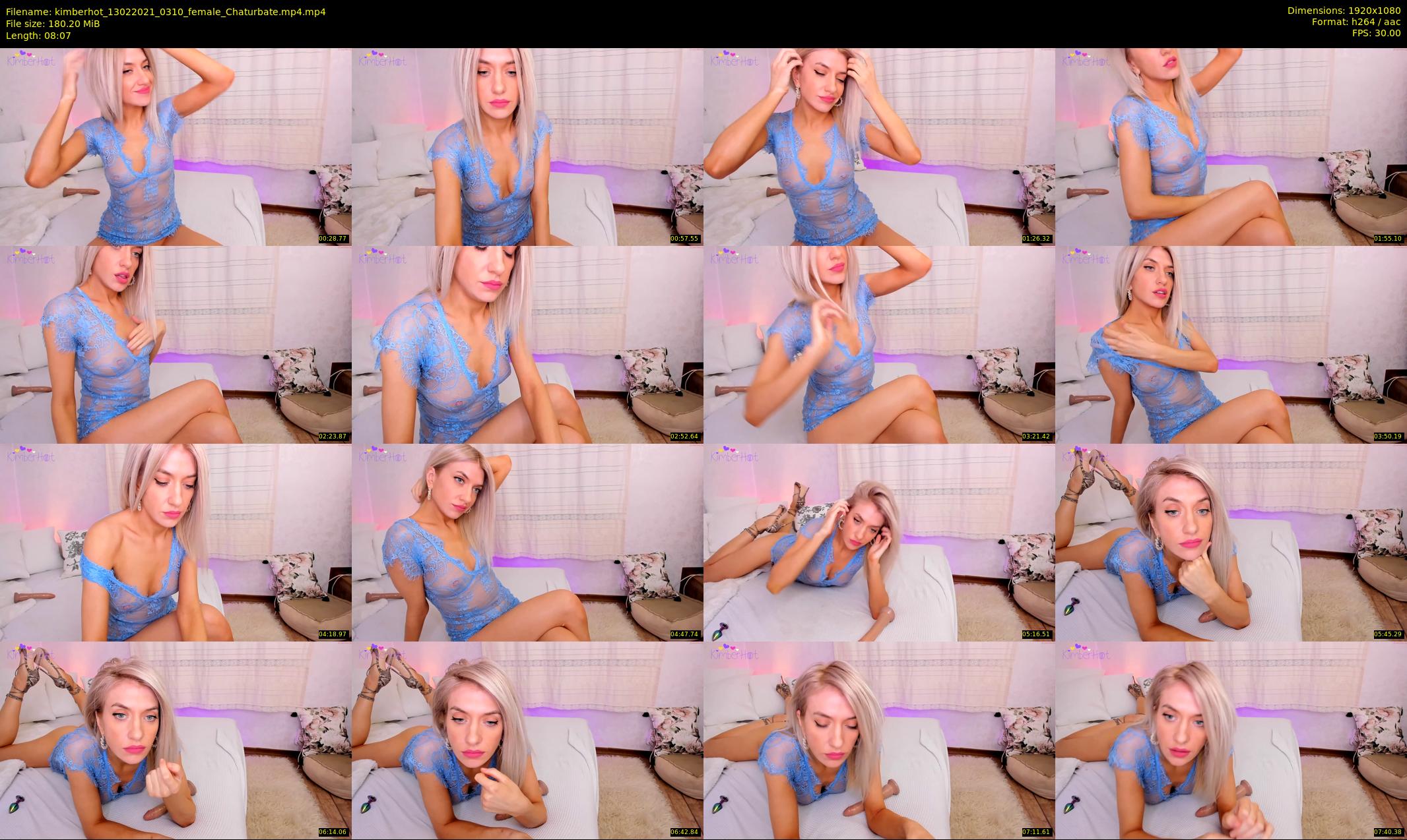 kimberhot — 9 minute Chaturbate female cam show recording, 1080p, Feb 13, 2021