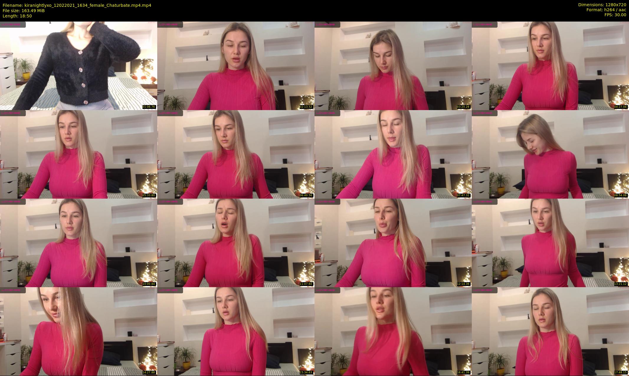 kiranightlyxo — 19 minute Chaturbate female cam show recording, 720p, Feb 12, 2021