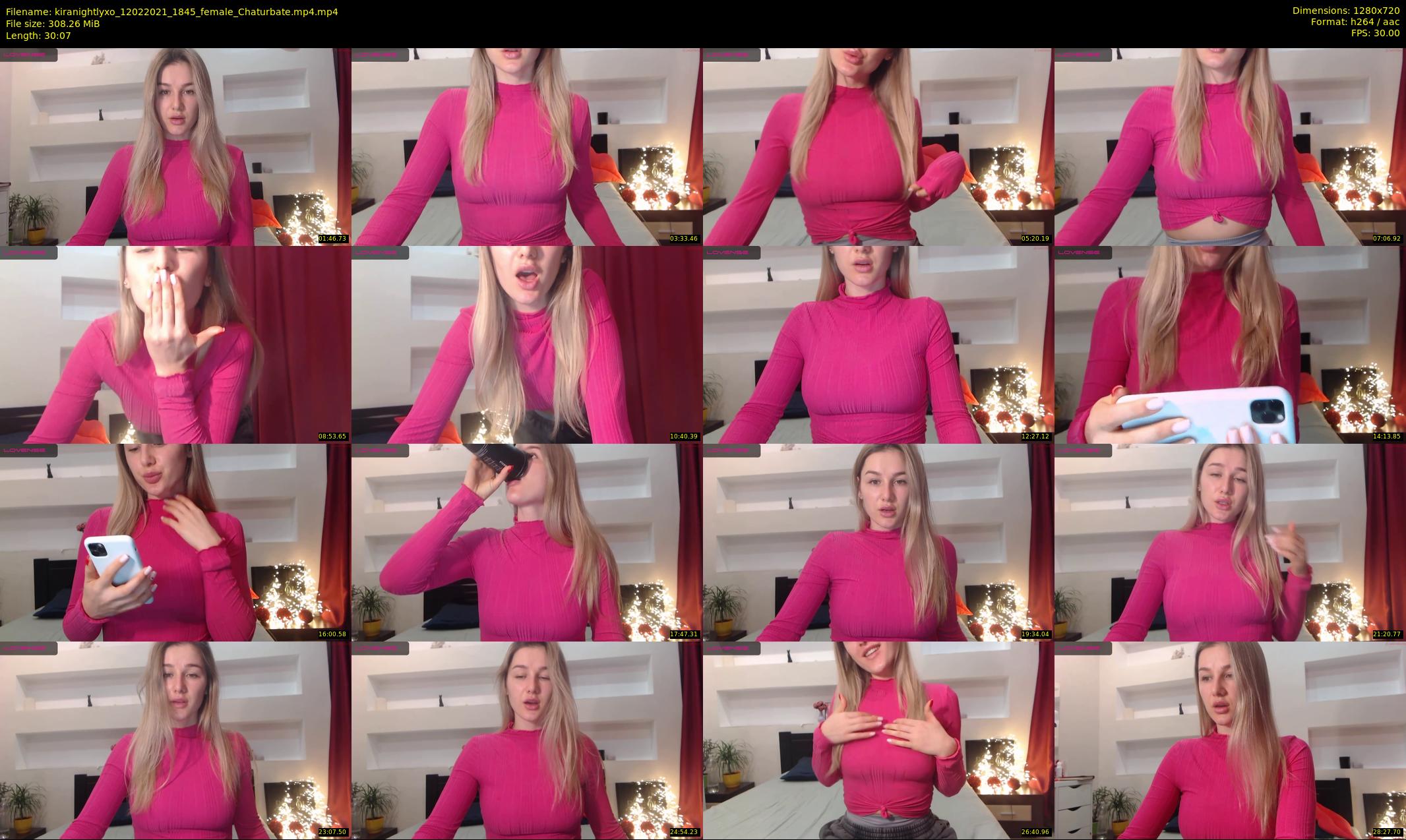 kiranightlyxo — 31 minute Chaturbate female cam show recording, 720p, Feb 12, 2021