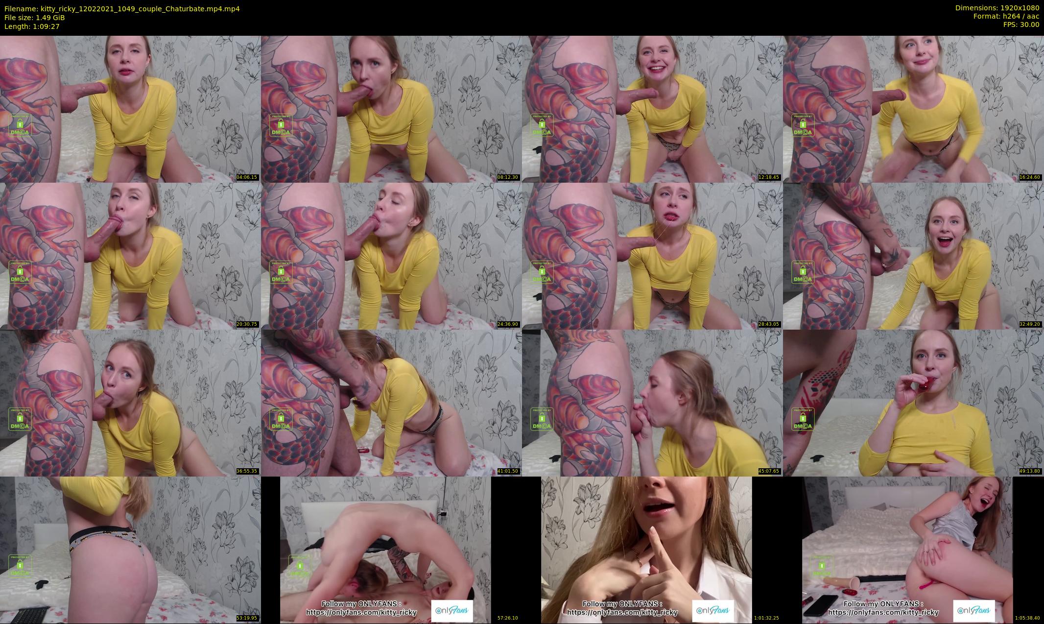 kitty_ricky — 70 minute Chaturbate couple cam show recording, 1080p, Feb 12, 2021