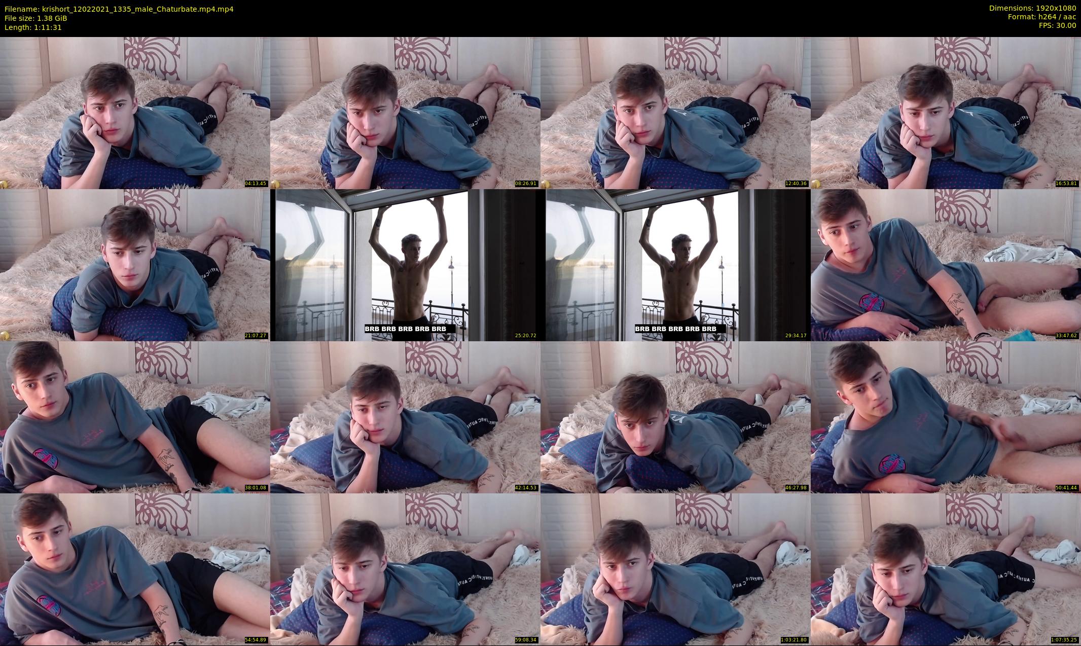 krishort — 72 minute Chaturbate male cam show recording, 1080p, Feb 12, 2021