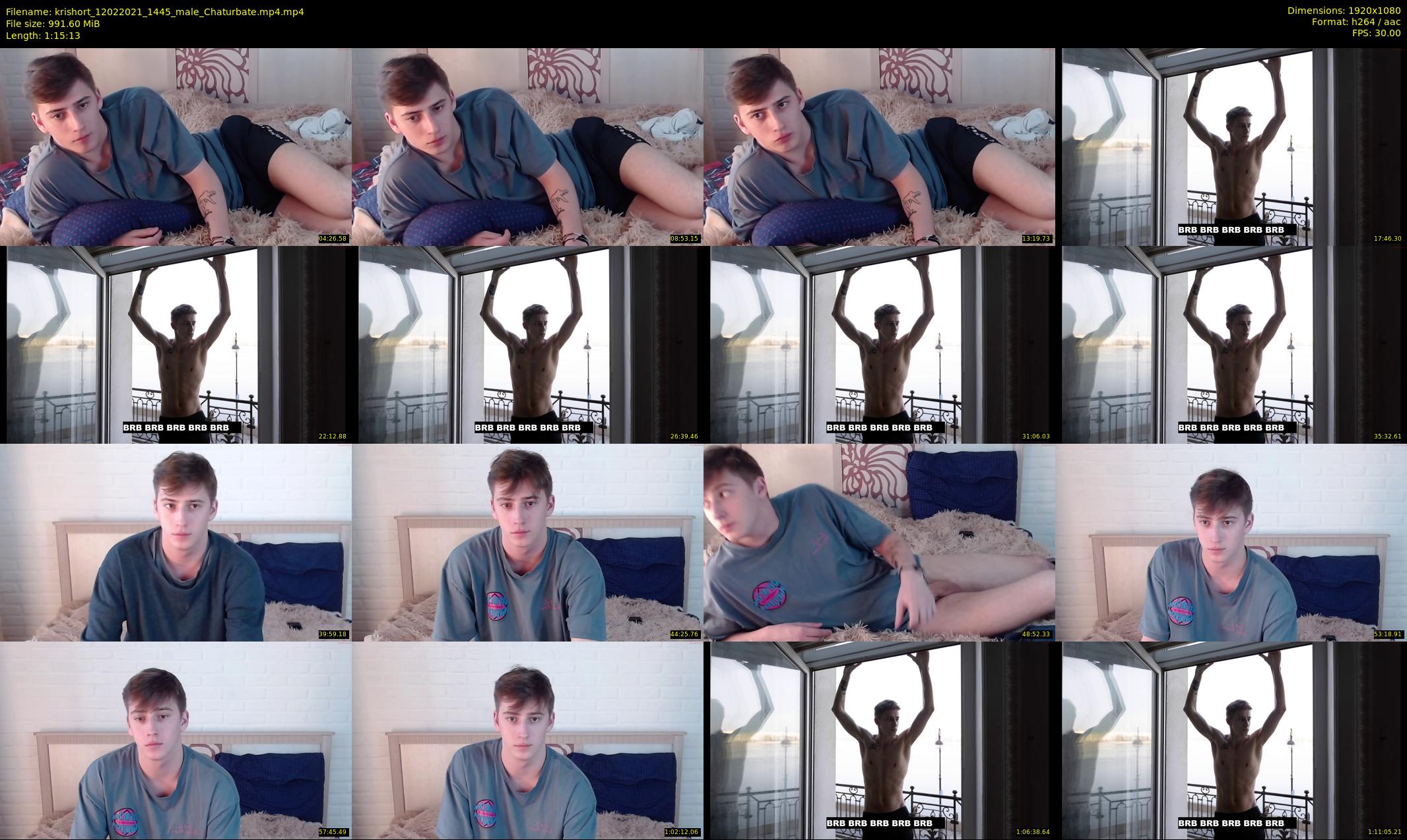 krishort — 76 minute Chaturbate male cam show recording, 1080p, Feb 12, 2021