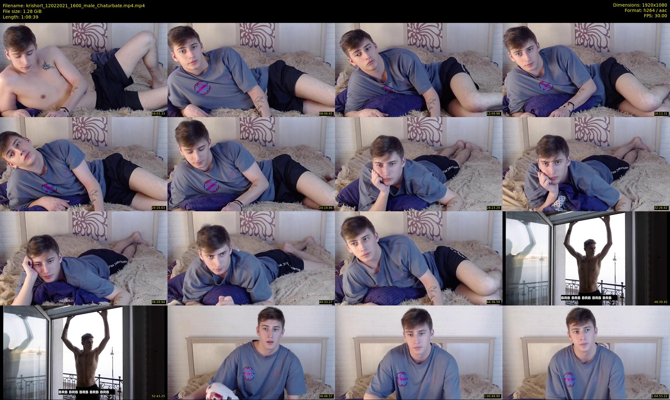 krishort — 69 minute Chaturbate male cam show recording, 1080p, Feb 12, 2021
