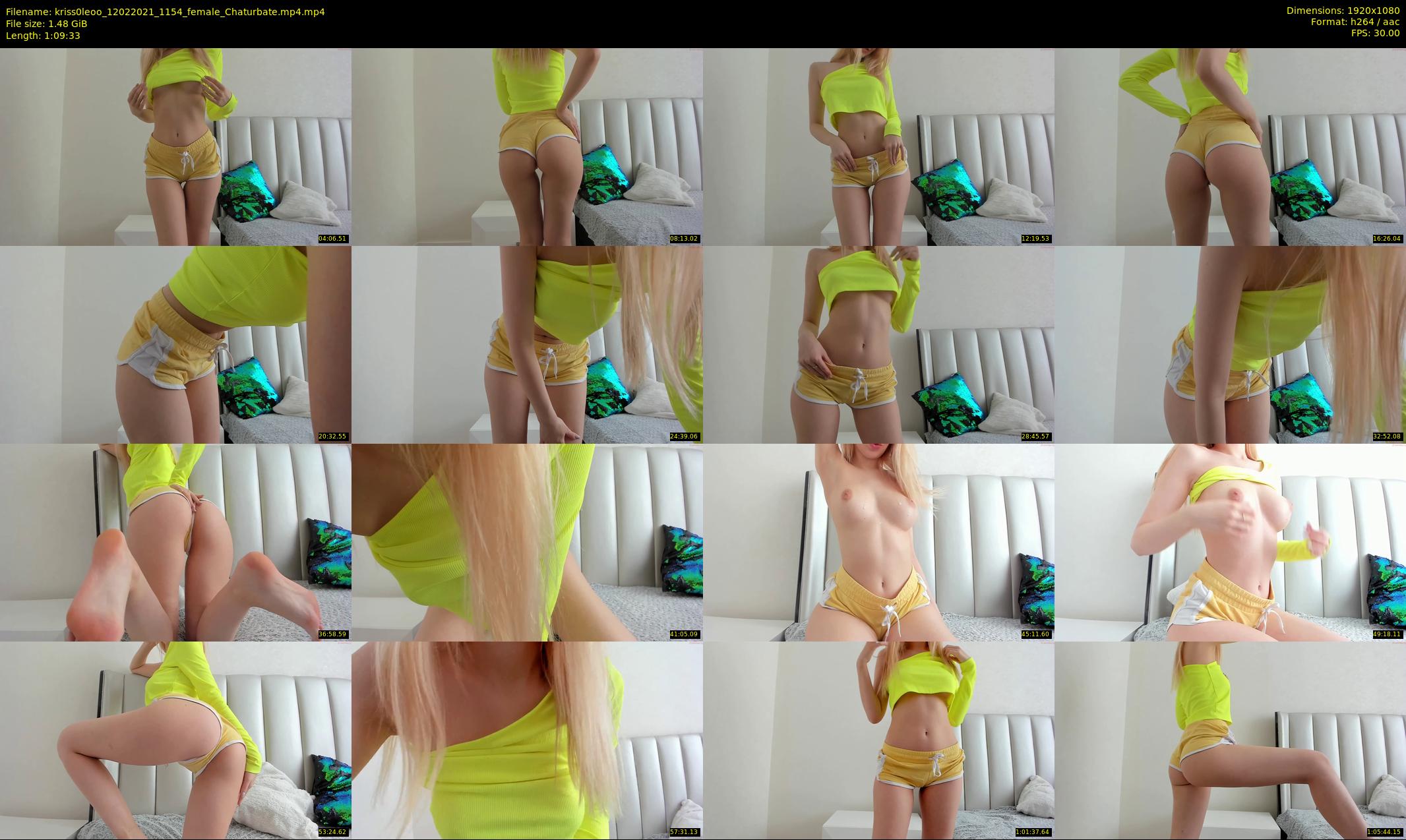 kriss0leoo — 70 minute Chaturbate couple cam show recording, 1080p, Feb 12, 2021