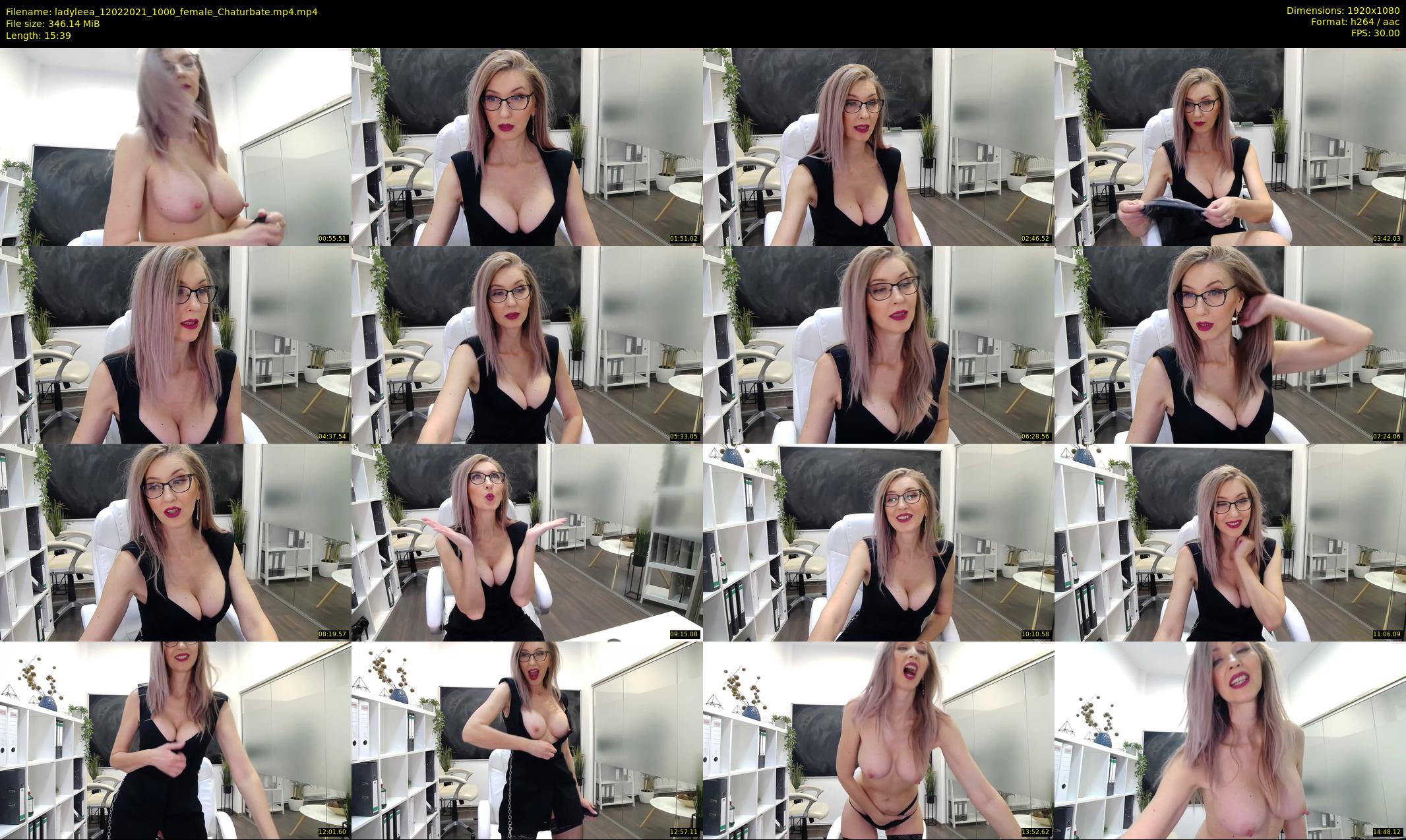 ladyleea — 16 minute Chaturbate female cam show recording, 1080p, Feb 12, 2021