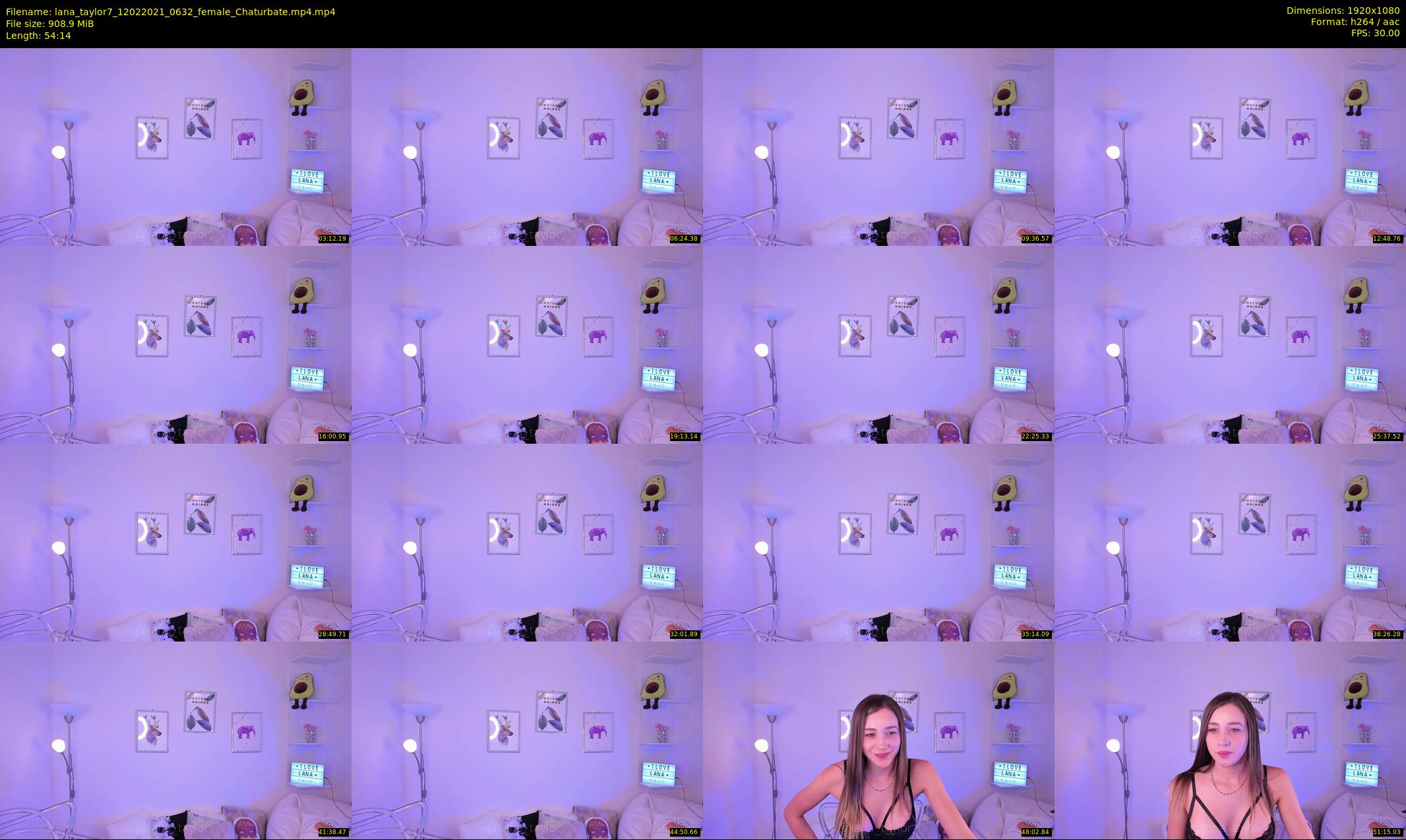 lana_taylor7 — 55 minute Chaturbate female cam show recording, 1080p, Feb 12, 2021