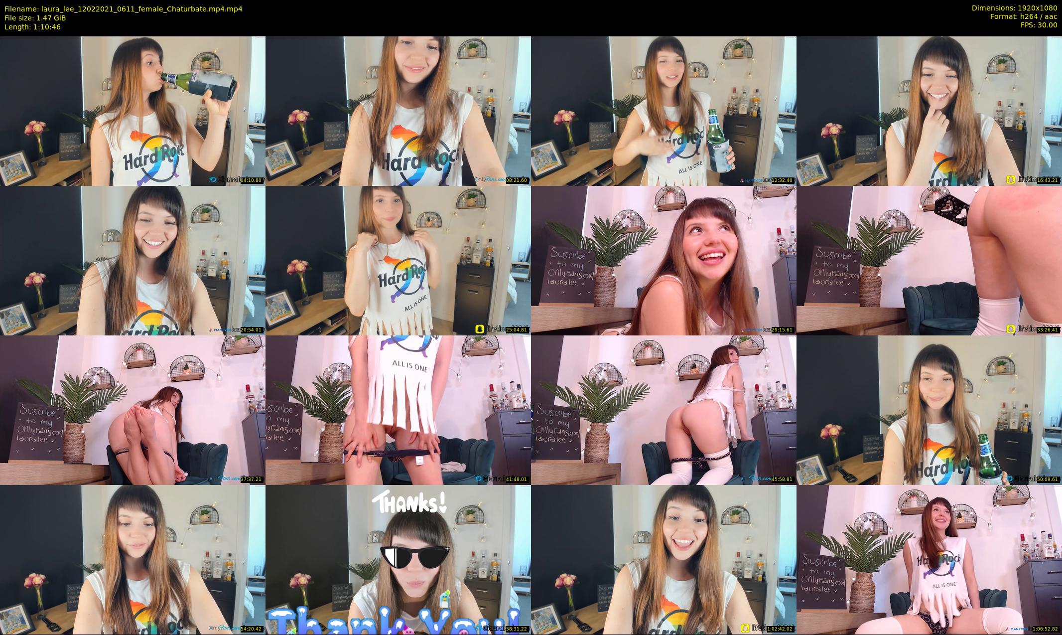 laura_lee — 71 minute Chaturbate female cam show recording, 1080p, Feb 12, 2021